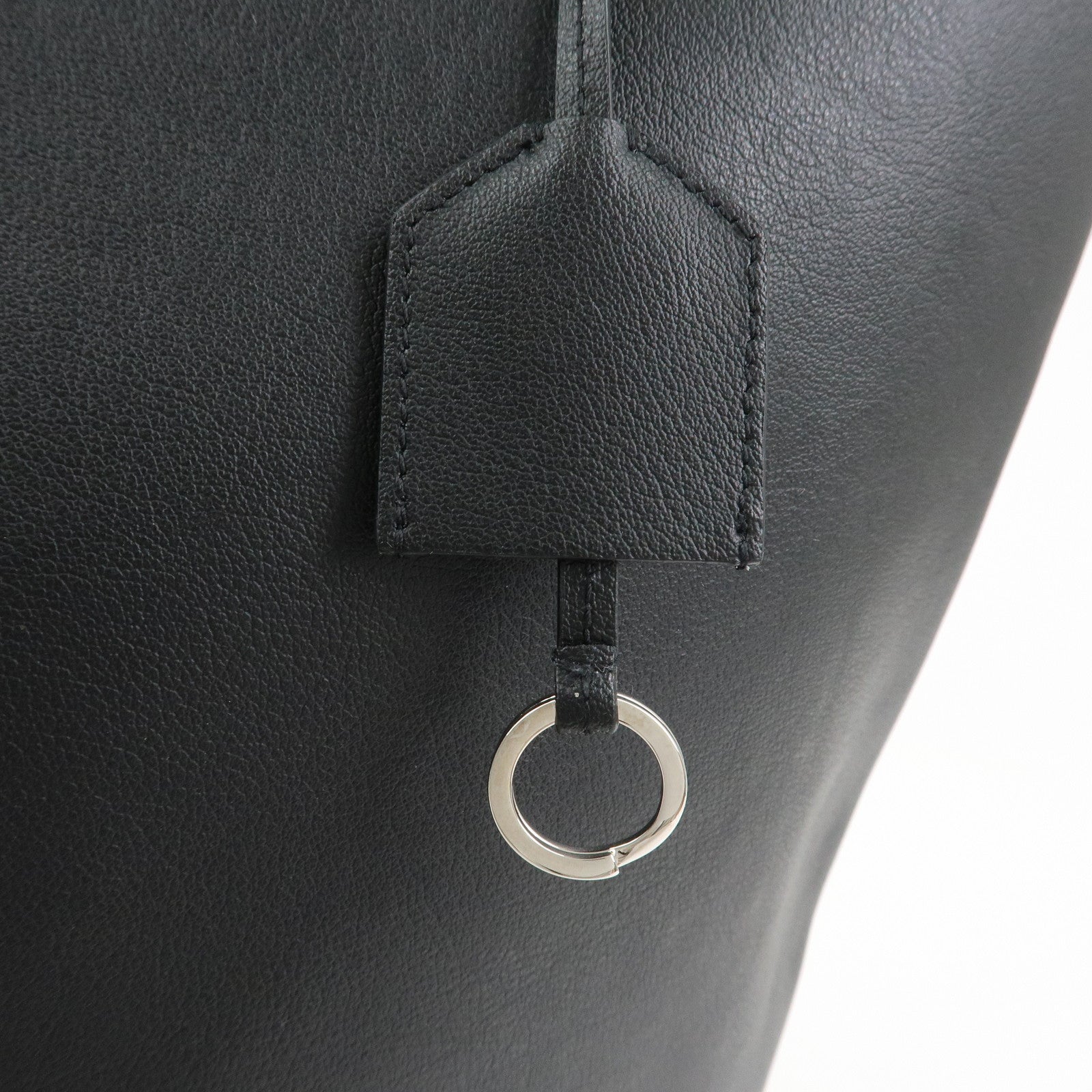 Saint Laurent Leather Tote Bag Shoulder Bag Black
