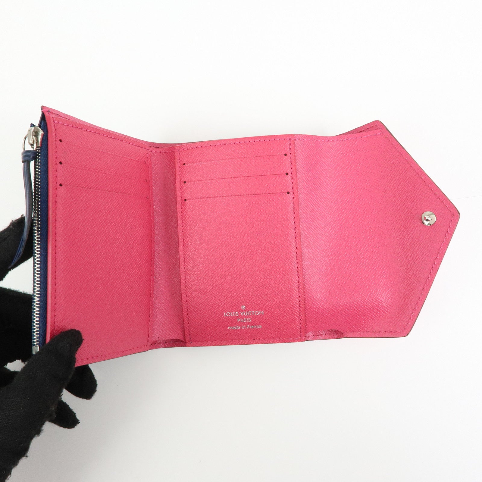 Louis Vuitton Epi Portefeuille Victorine Compact Wallet M62204