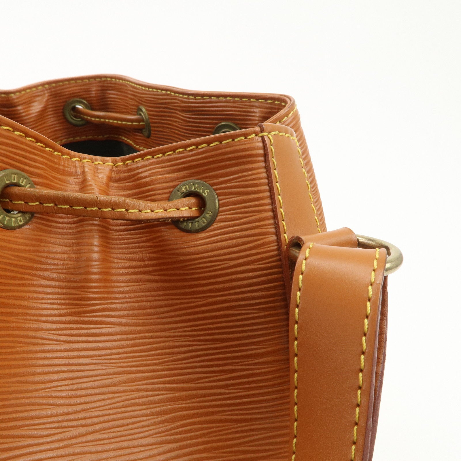 Louis Vuitton Epi Leather Petit Noe Shoulder Bag Zipang Gold M44108