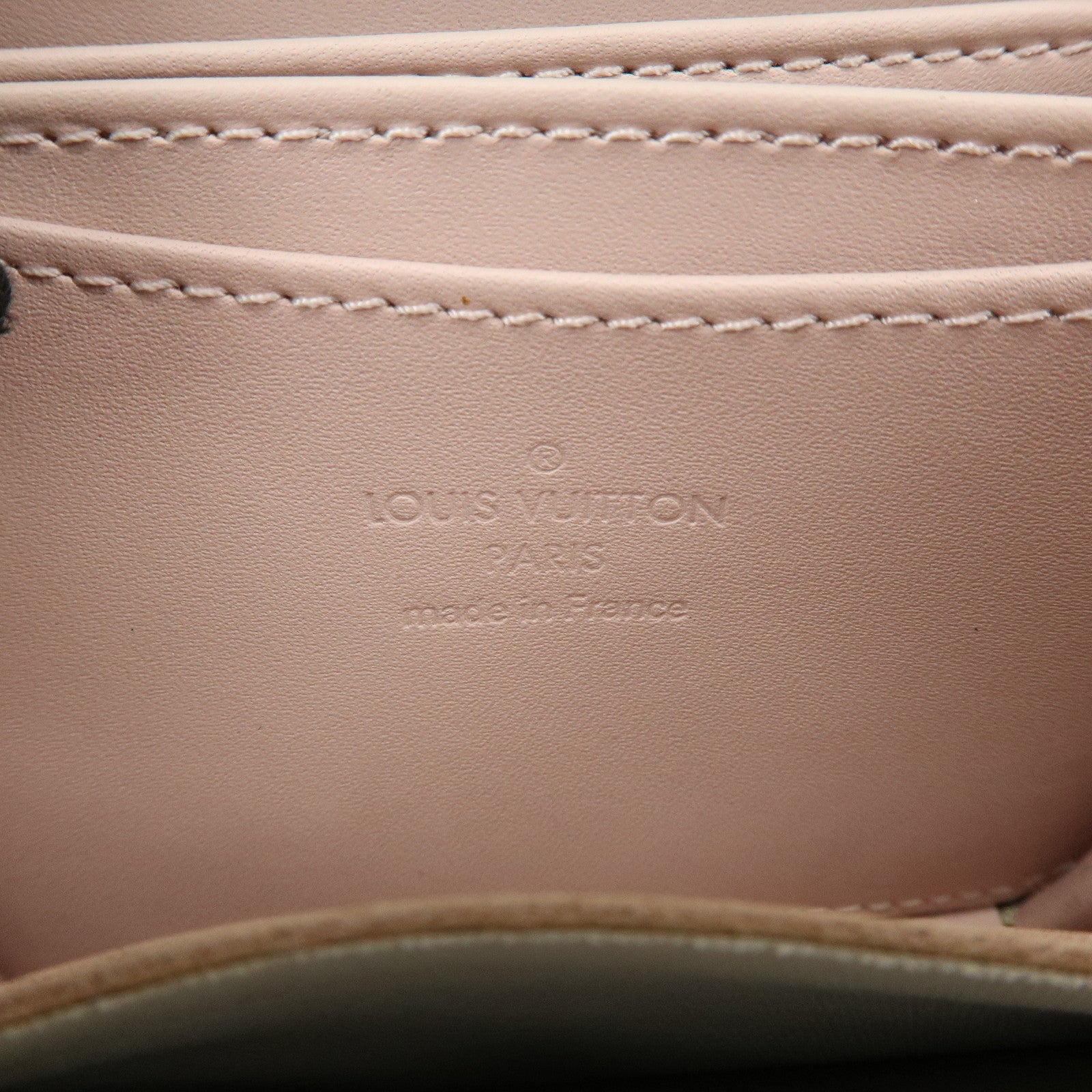 Louis Vuitton Monogram Vernis Zippy Coin Case Rose Florentin M91535