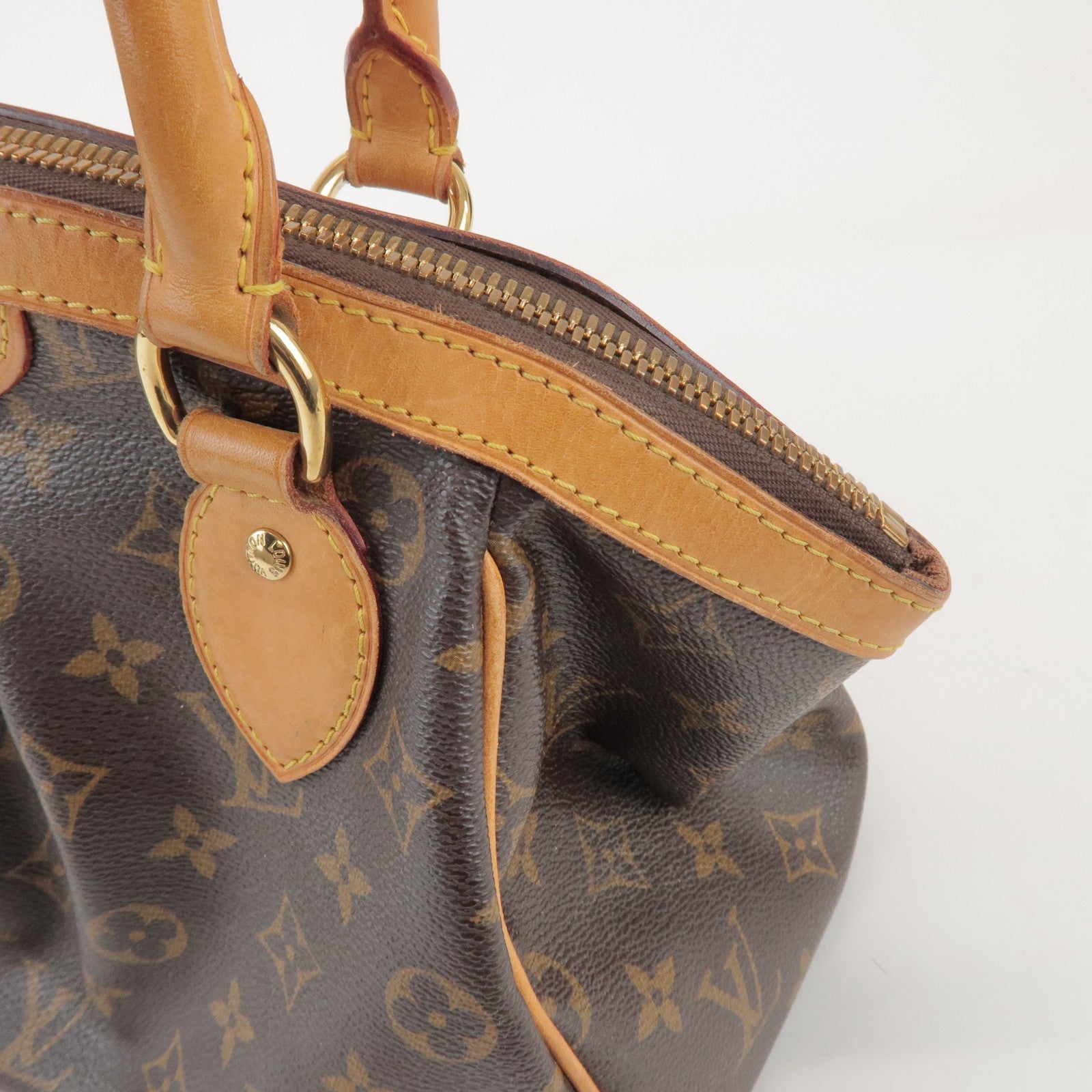 Louis Vuitton Monogram Tivoli PM Hand Bag Shoulder Bag Brown M40143