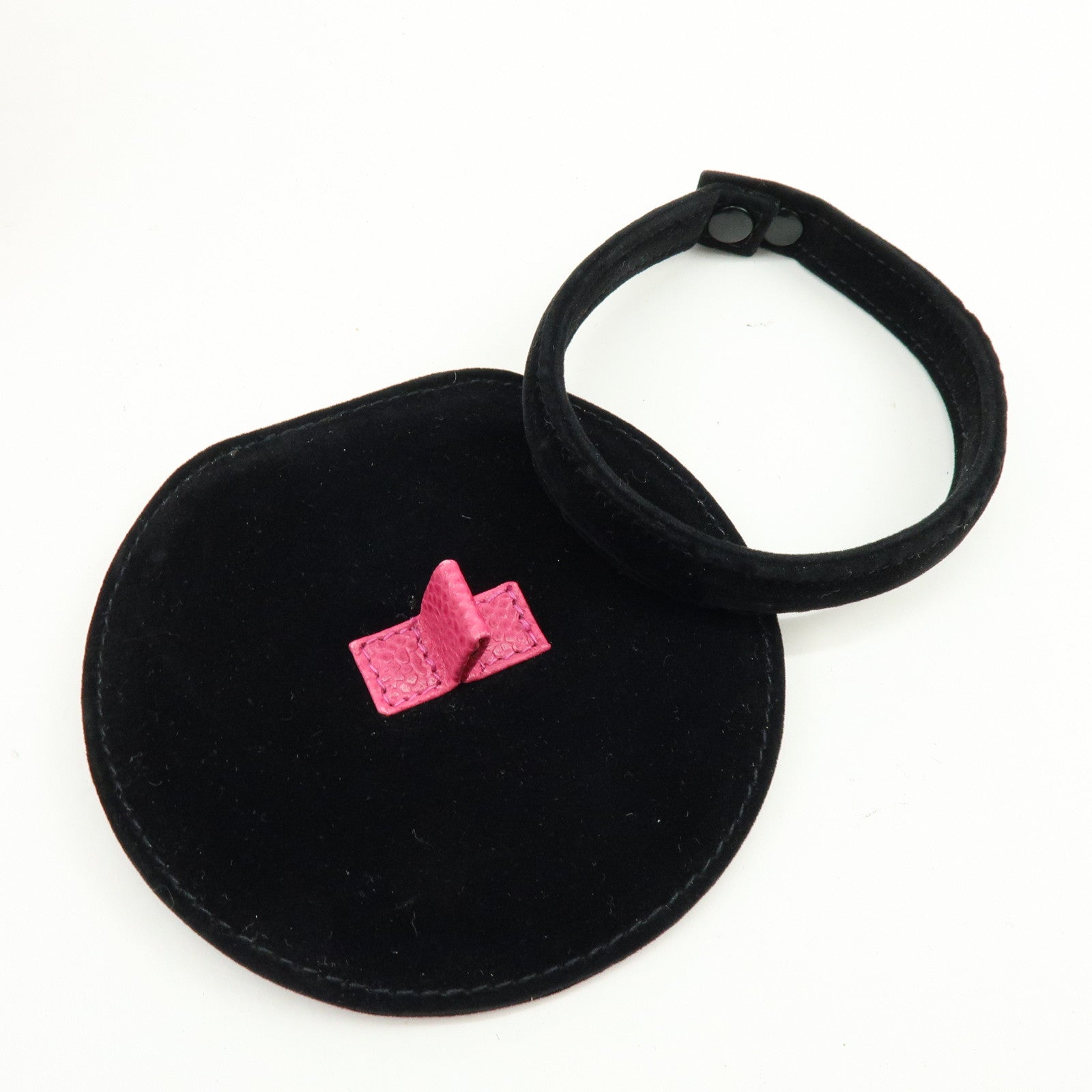 CHANEL Caviarskin Jewelry Case Cosmetic Case Accessory Pouch Pink