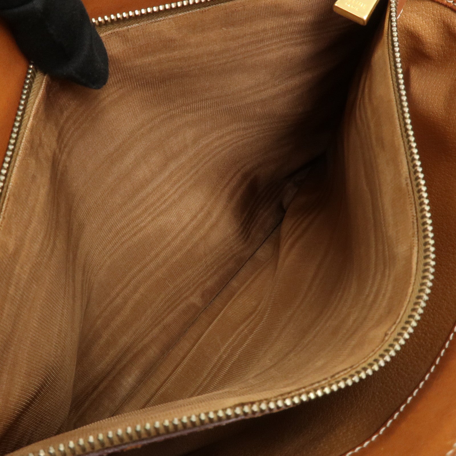 CELINE Macadam PVC Leather Tote Bag Hand Bag Brown