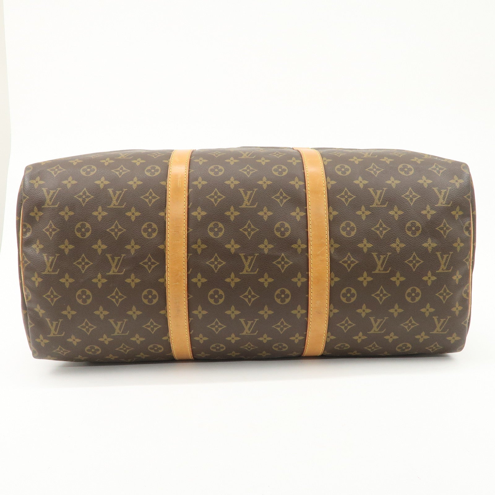 Louis Vuitton Monogram Sac Souple 55 Boston Bag Brown M41622