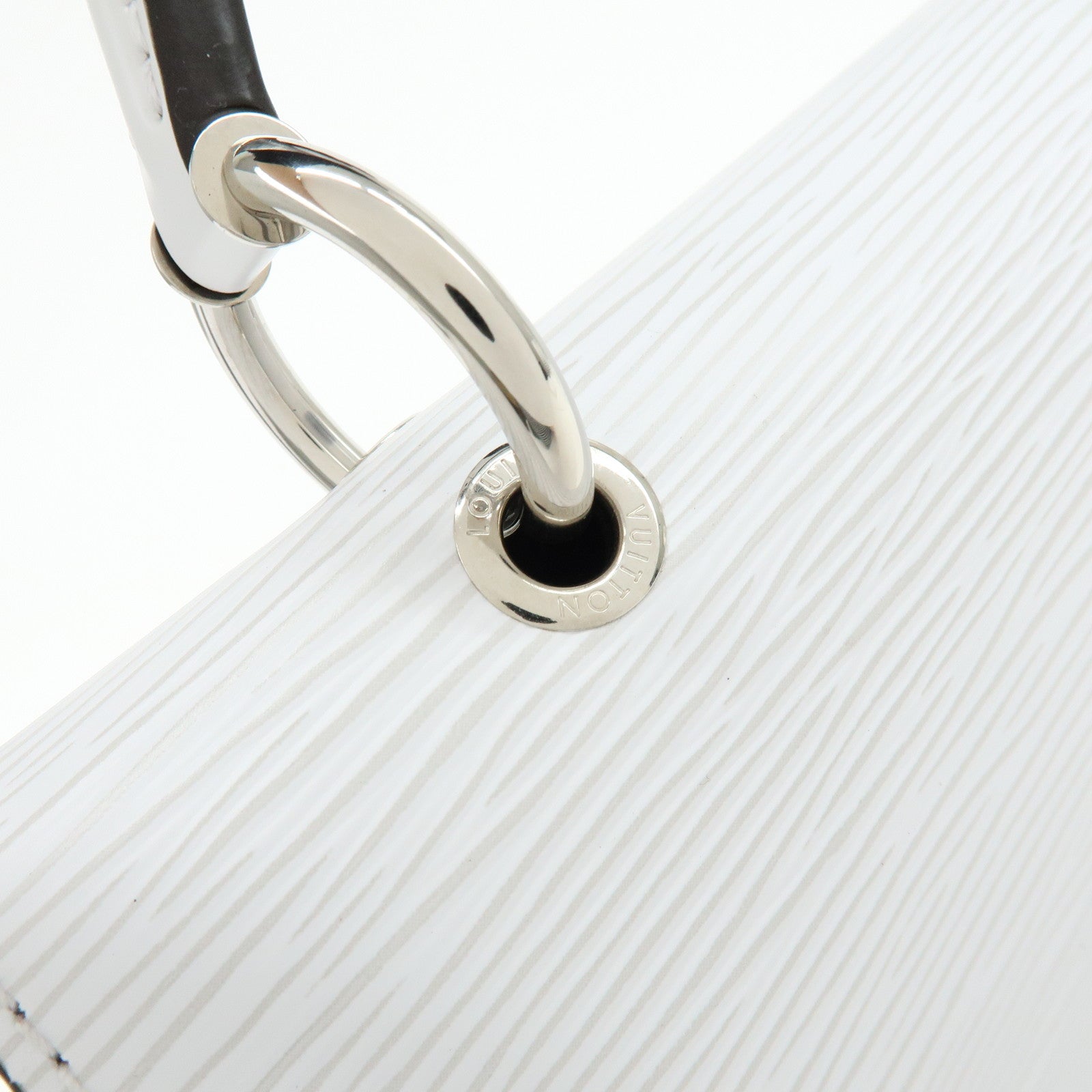 Louis Vuitton Epi Leather Grenelle MM 2Way Hand Bag White M53690