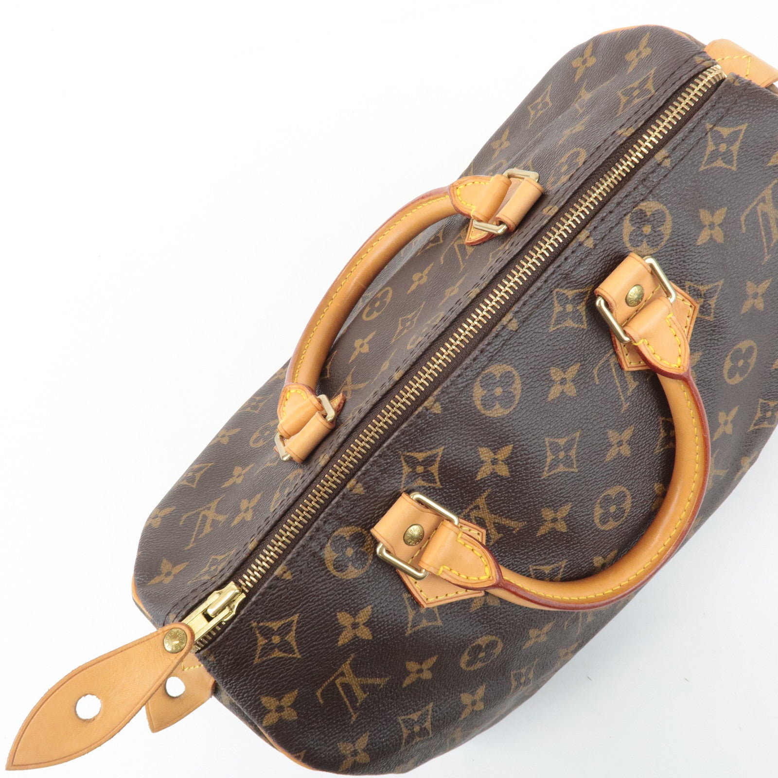 Louis Vuitton Monogram Speedy 30 Hand Bag Boston Bag M41526 Used