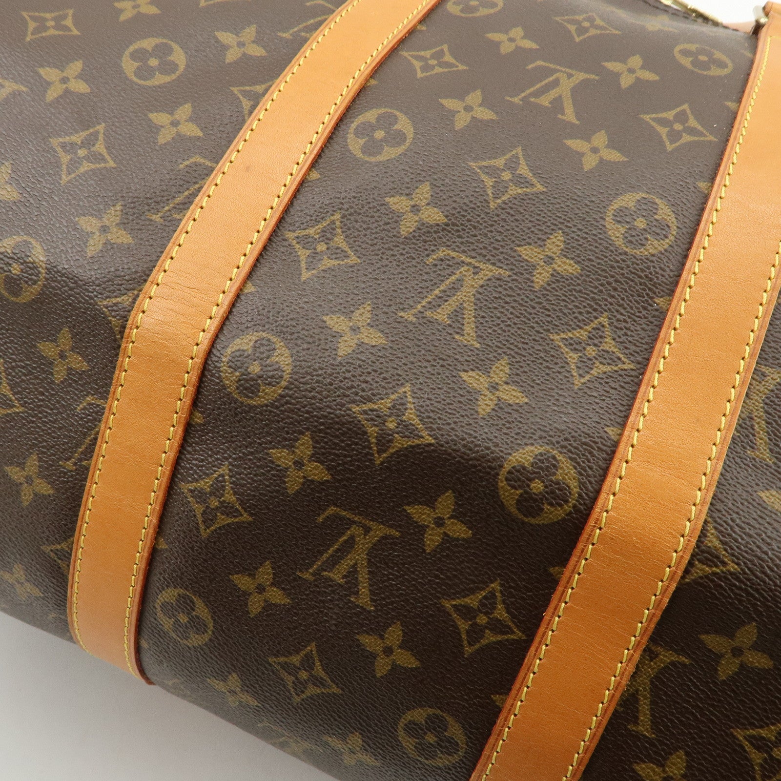 Louis Vuitton Monogram Keep All Bandouliere 55 Boston Bag M41414
