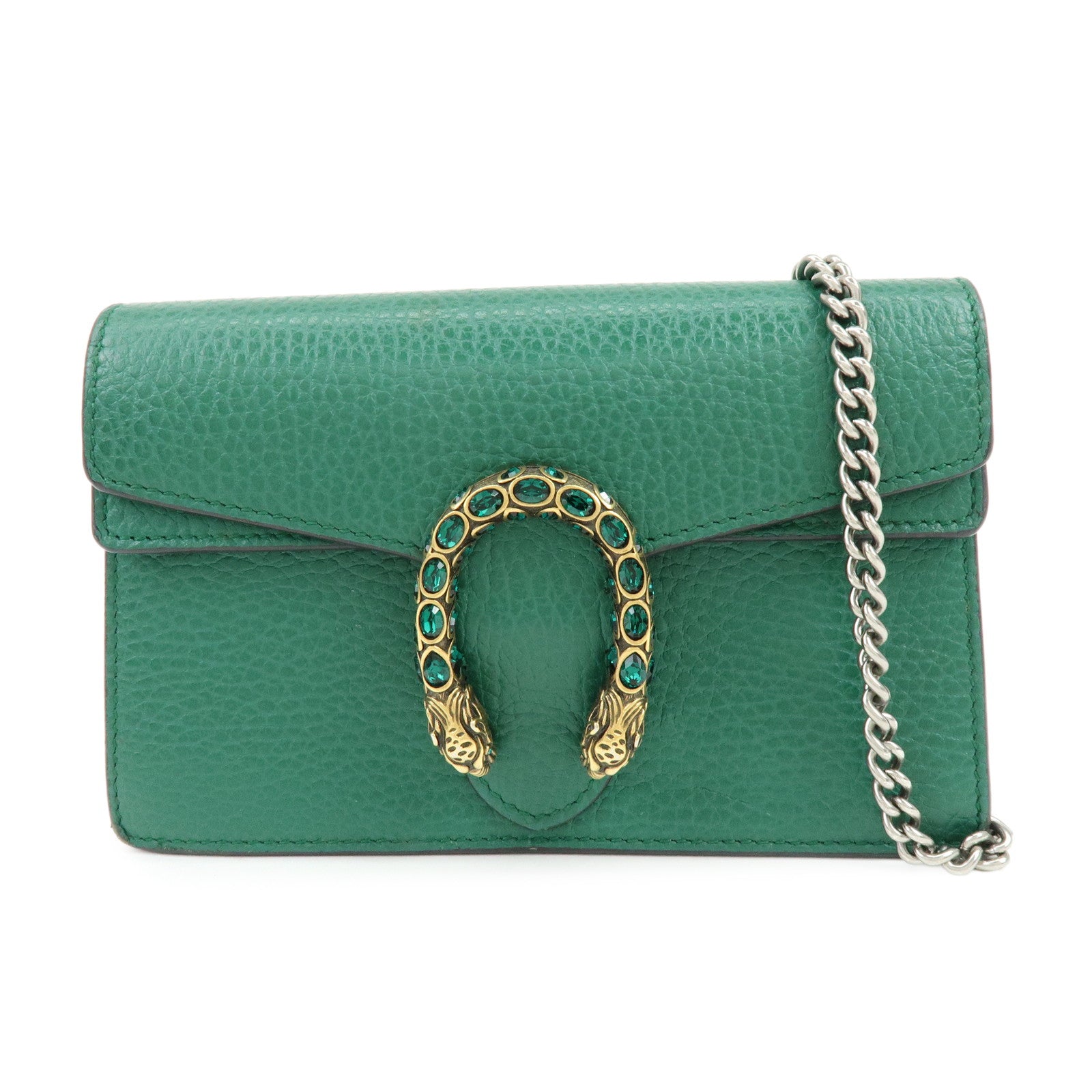 GUCCI Dionysus Super Mini Bag Leather Chain Shoulder Bag 476432