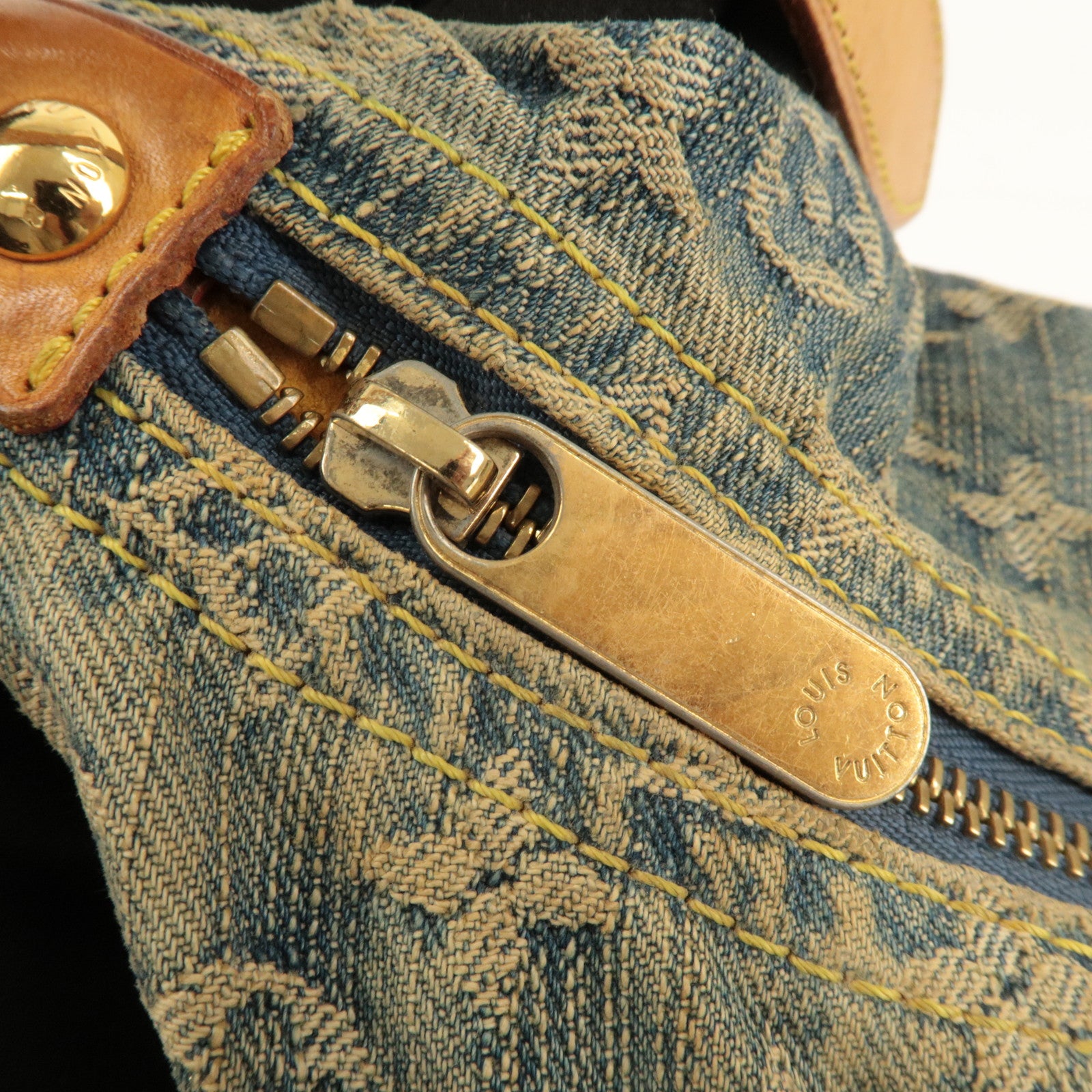 Louis Vuitton Monogram Denim Baggy PM 2Way Shoulder Bag M95049