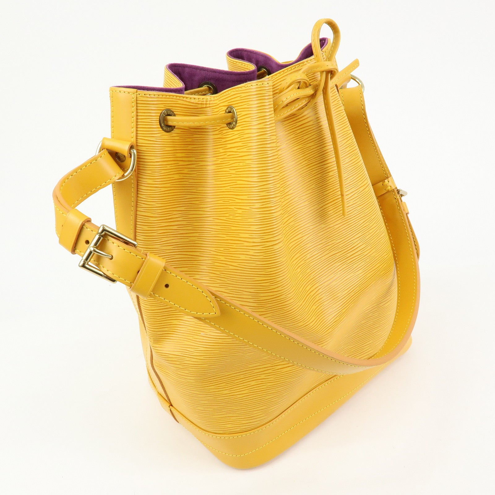 Louis Vuitton Epi Noe Leather Shoulder Bag Tassili Yellow M44009