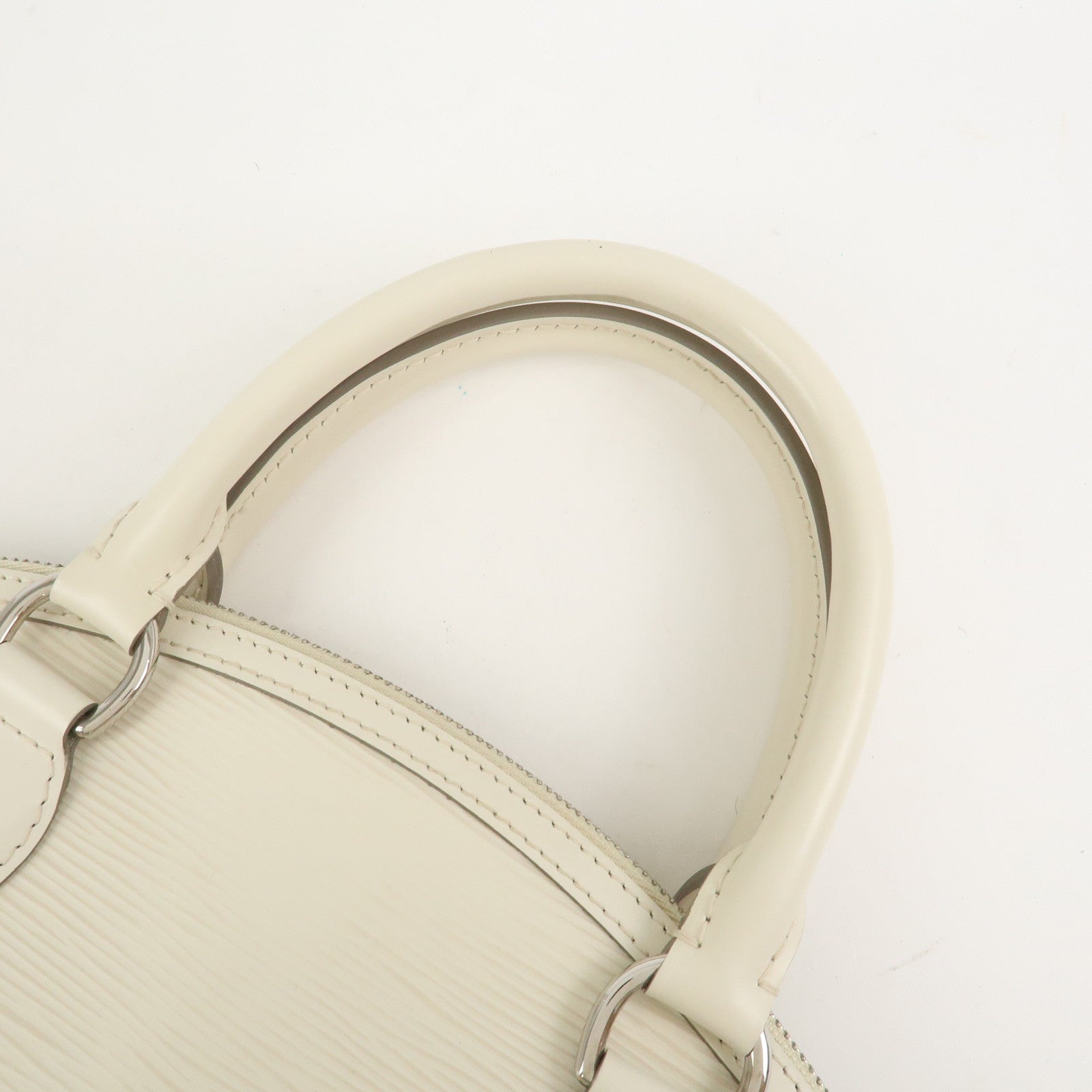 Louis Vuitton Epi Lockit Hand Bag Tote Bag Ivoire White M4229J