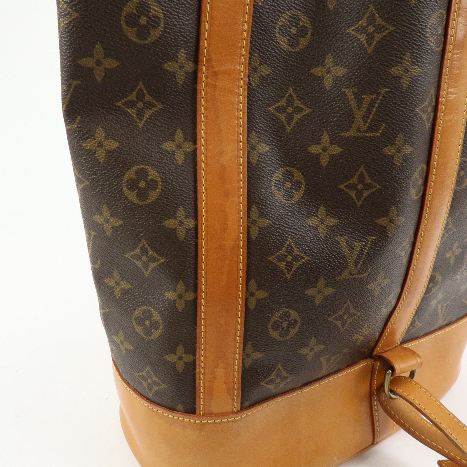 Louis Vuitton Monogram Randonnee GM Shoulder Bag Brown M42244