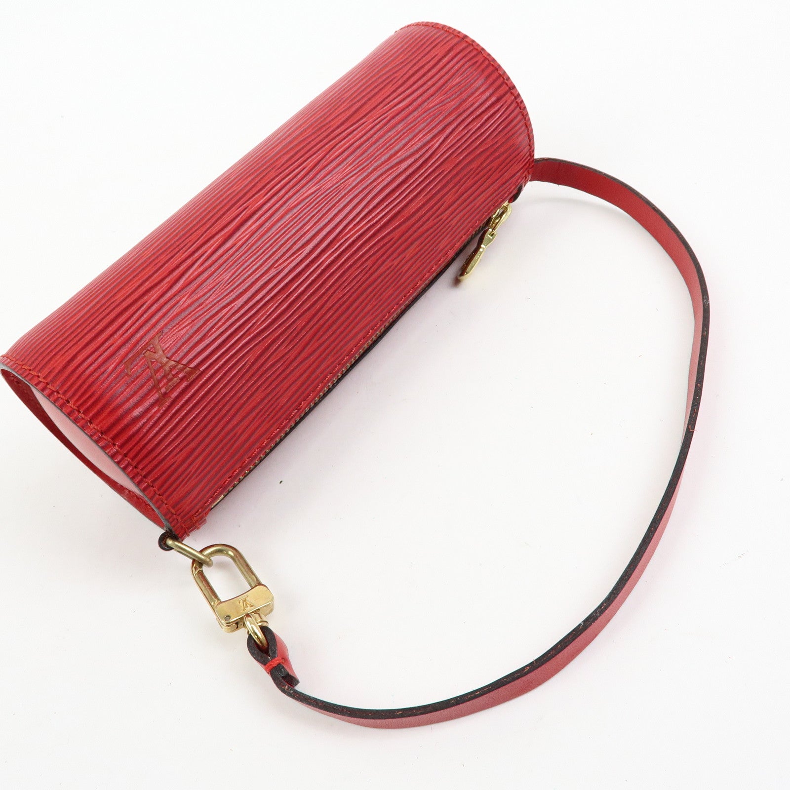 Louis Vuitton Epi Soufflot Hand Bag Castillian Red M52227