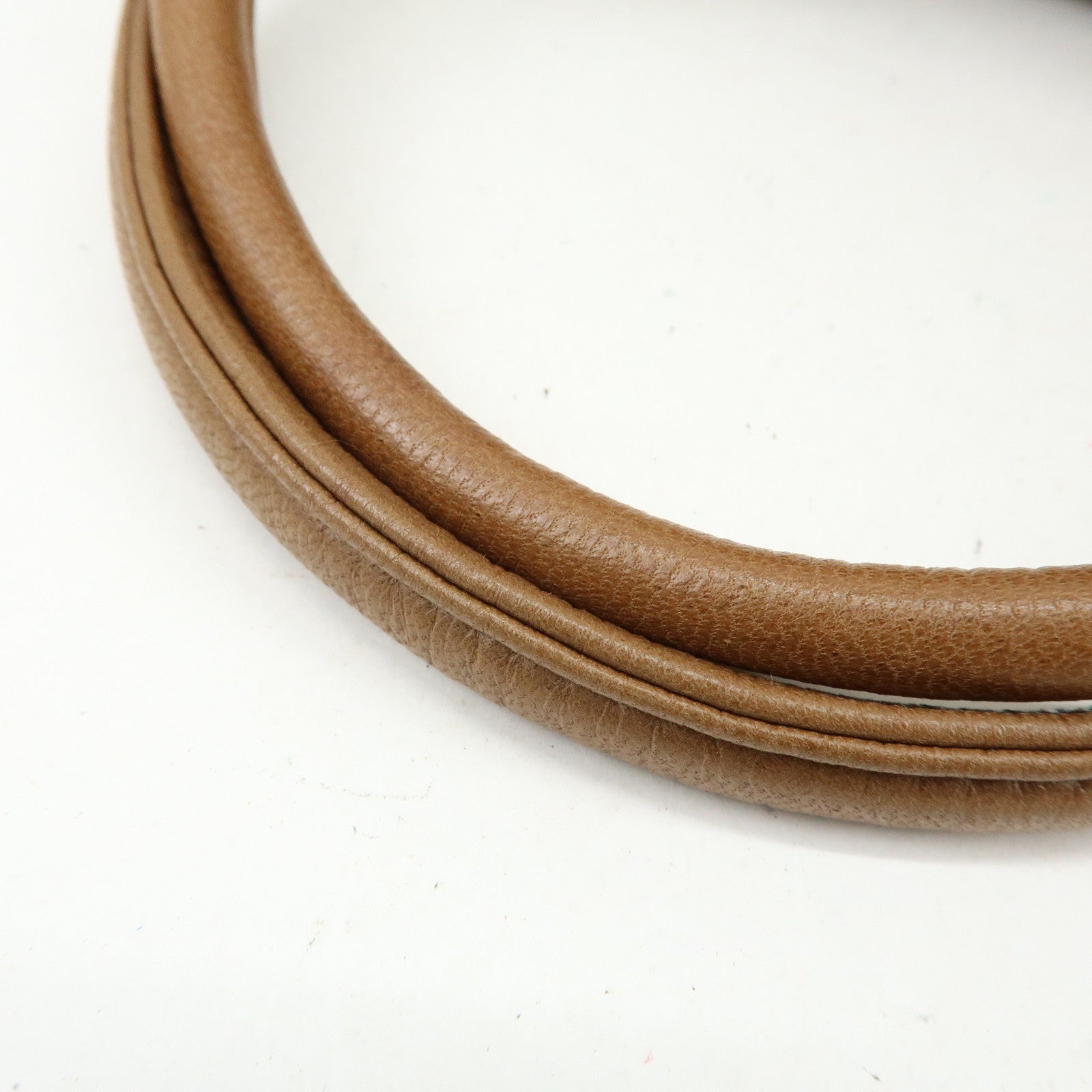 LOEWE Anagram Nappa Leather Hand Bag Mini Boston Bag Brown