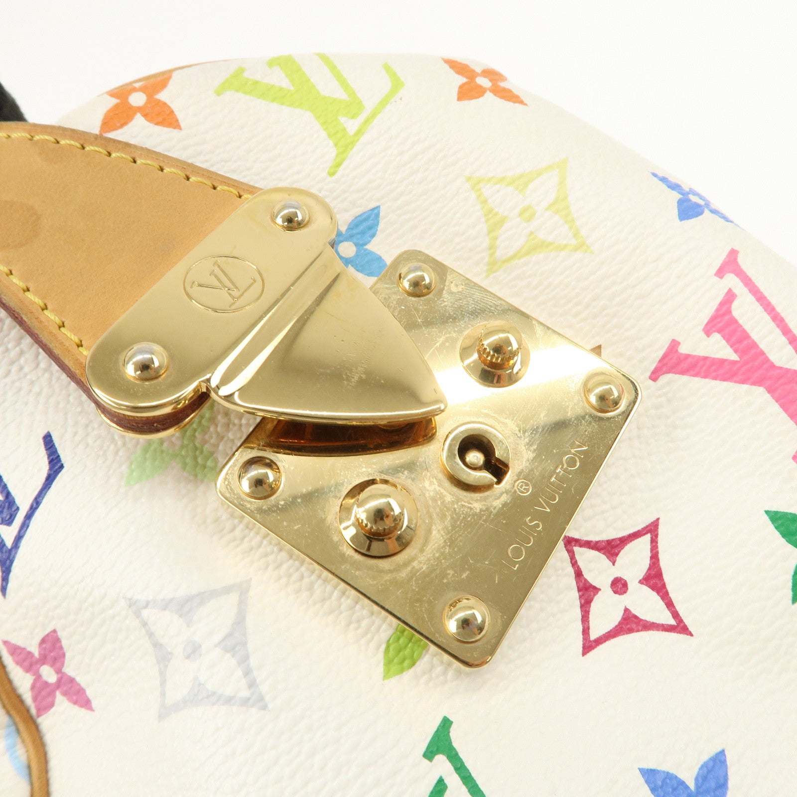 Louis Vuitton Monogram Multicolor Hand Bag Blanc M92643