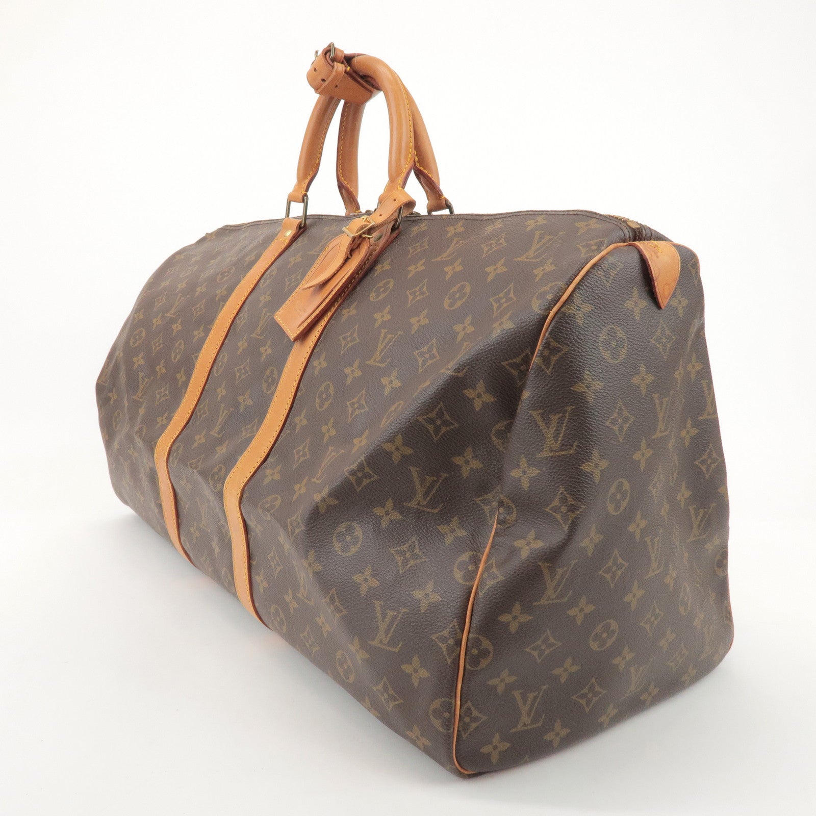 Louis Vuitton Monogram Keep All 55 Boston Bag Brown M41424