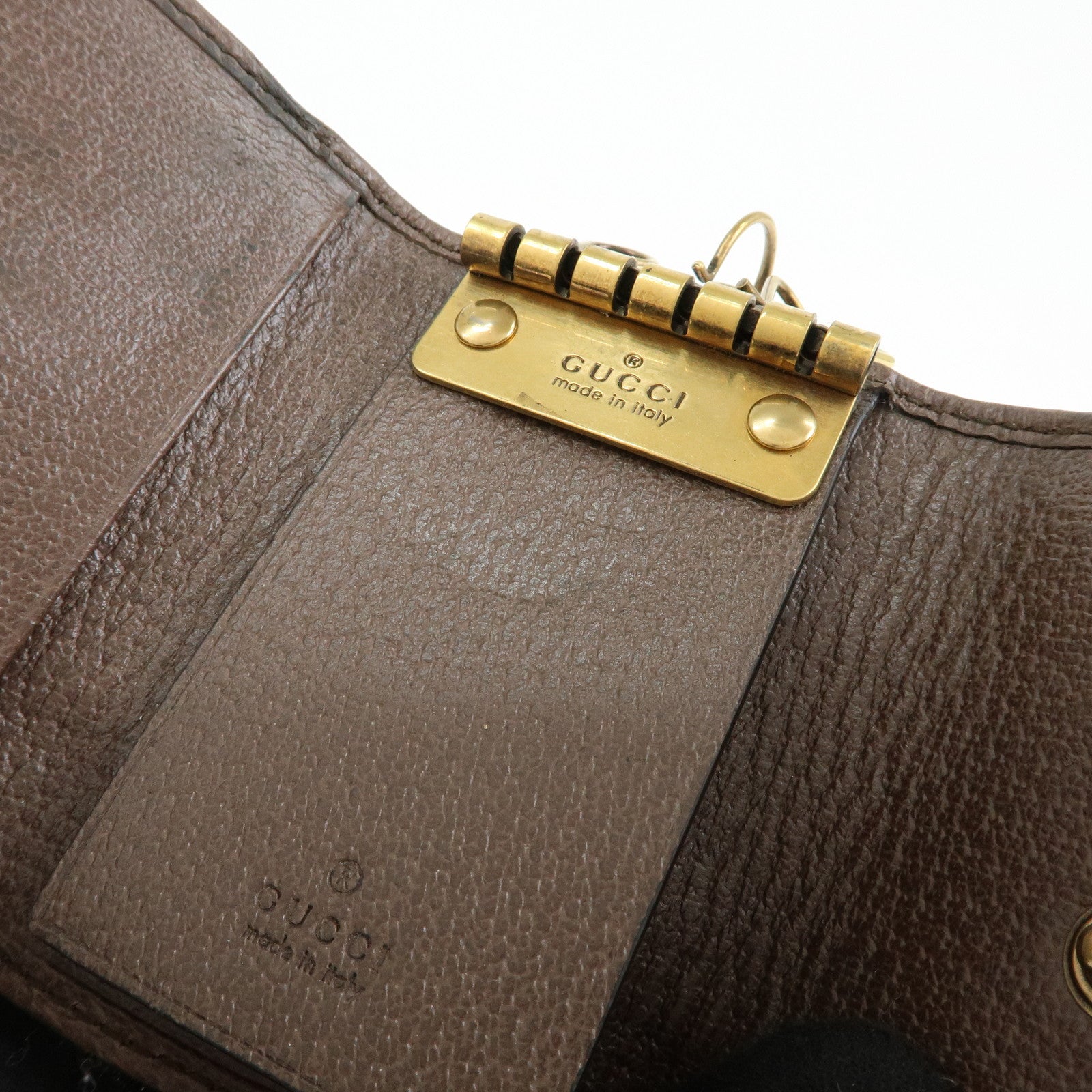GUCCI GG Marmont Sherry GG Supreme Leather 6 Ring Key Case 603732
