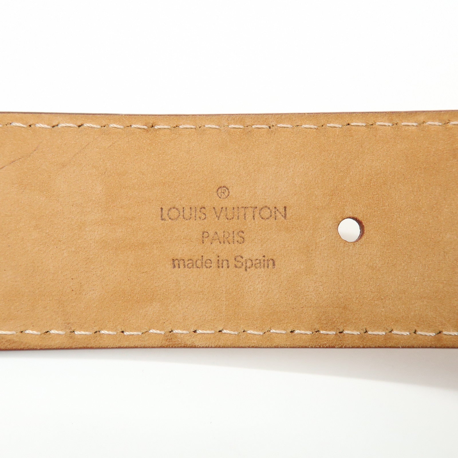 Louis Vuitton Monogram Ceinture Perforee Belt 90/36 Brown M6939