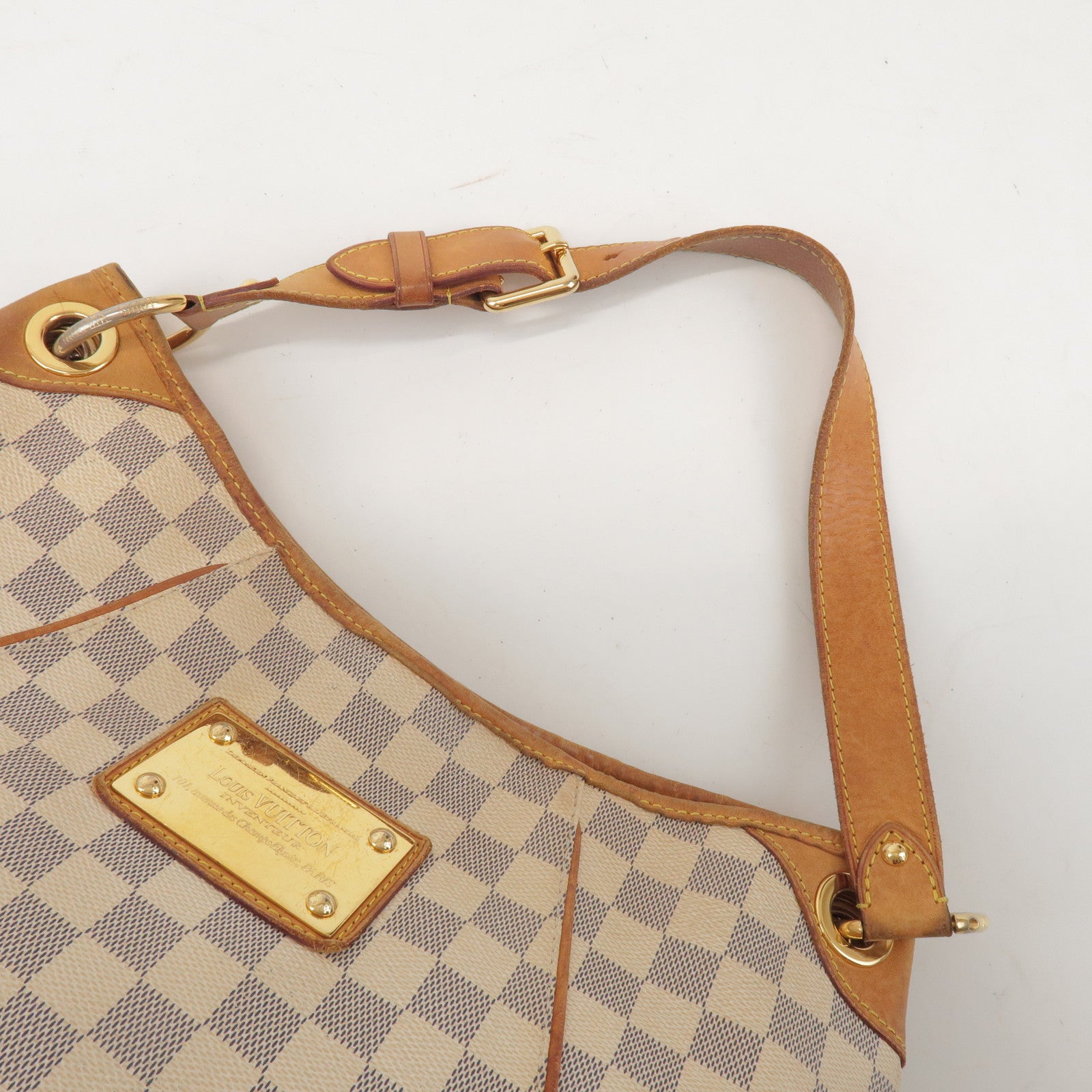 Louis Vuitton Damier Azur Canvas Galliera PM Shoulder Bag N55215