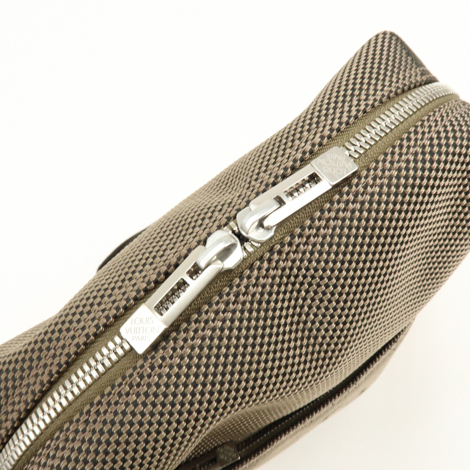 Louis Vuitton Damier Geant Citadin Shoulder Bag Terre M93040