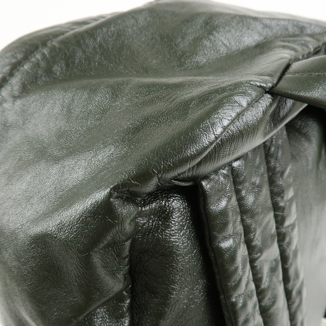 BOTTEGA VENETA Lamb Skin Nylon Medium Archetype Backpack Khaki