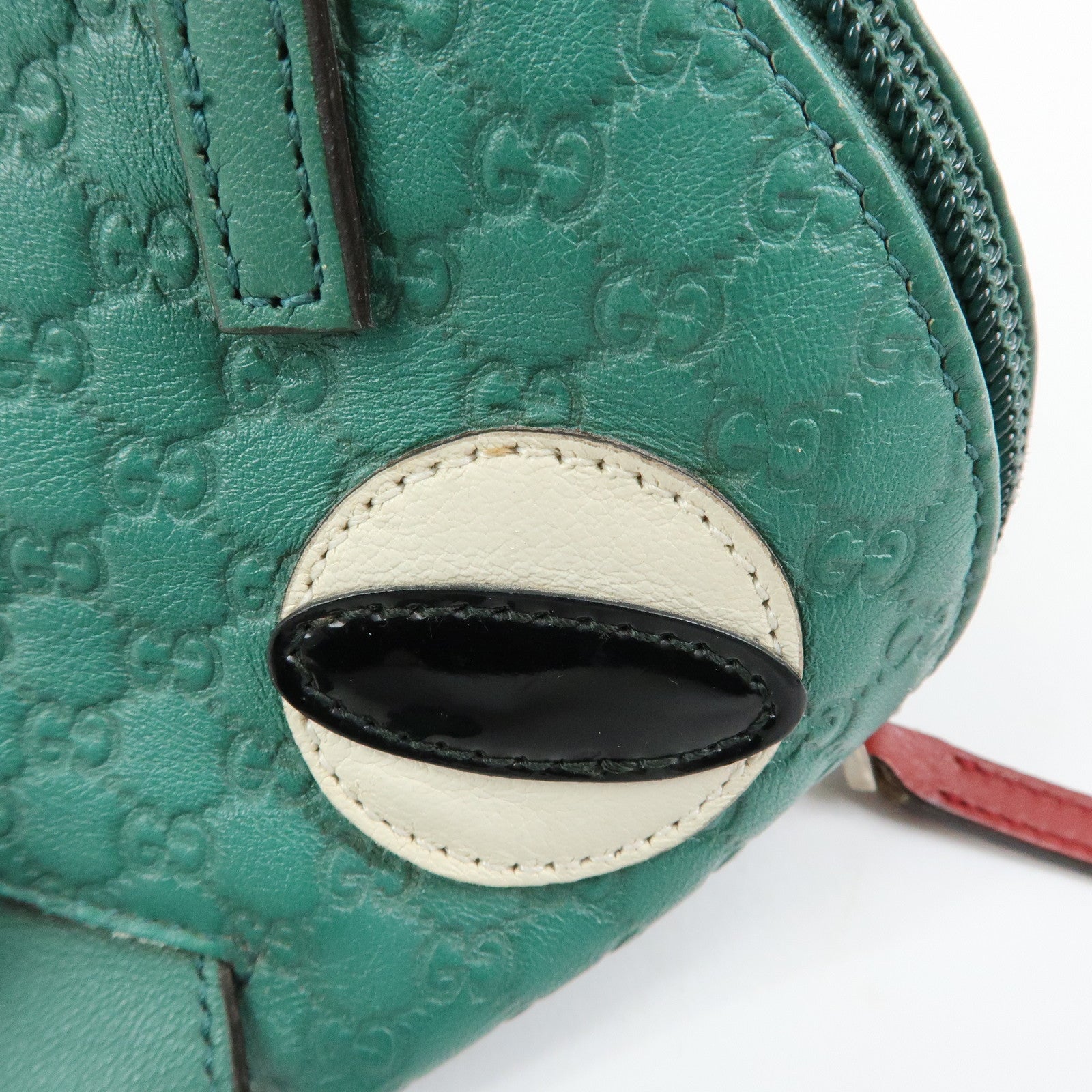 GUCCI Children’s Microguccissima Leather Hand Bag Frog Motif 340620