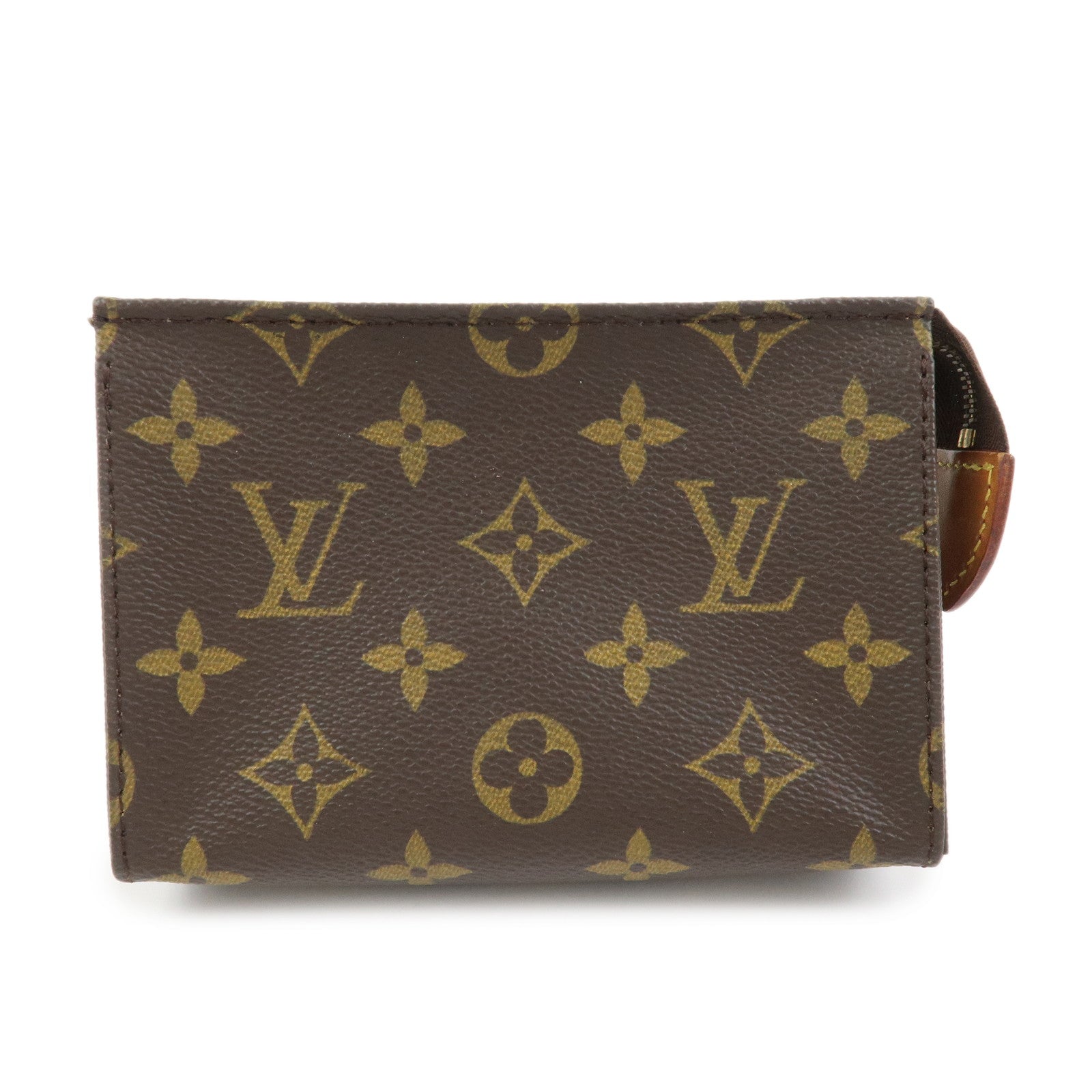 Louis Vuitton Monogram Pochette Toilette 15 Canvas Pouch M47546