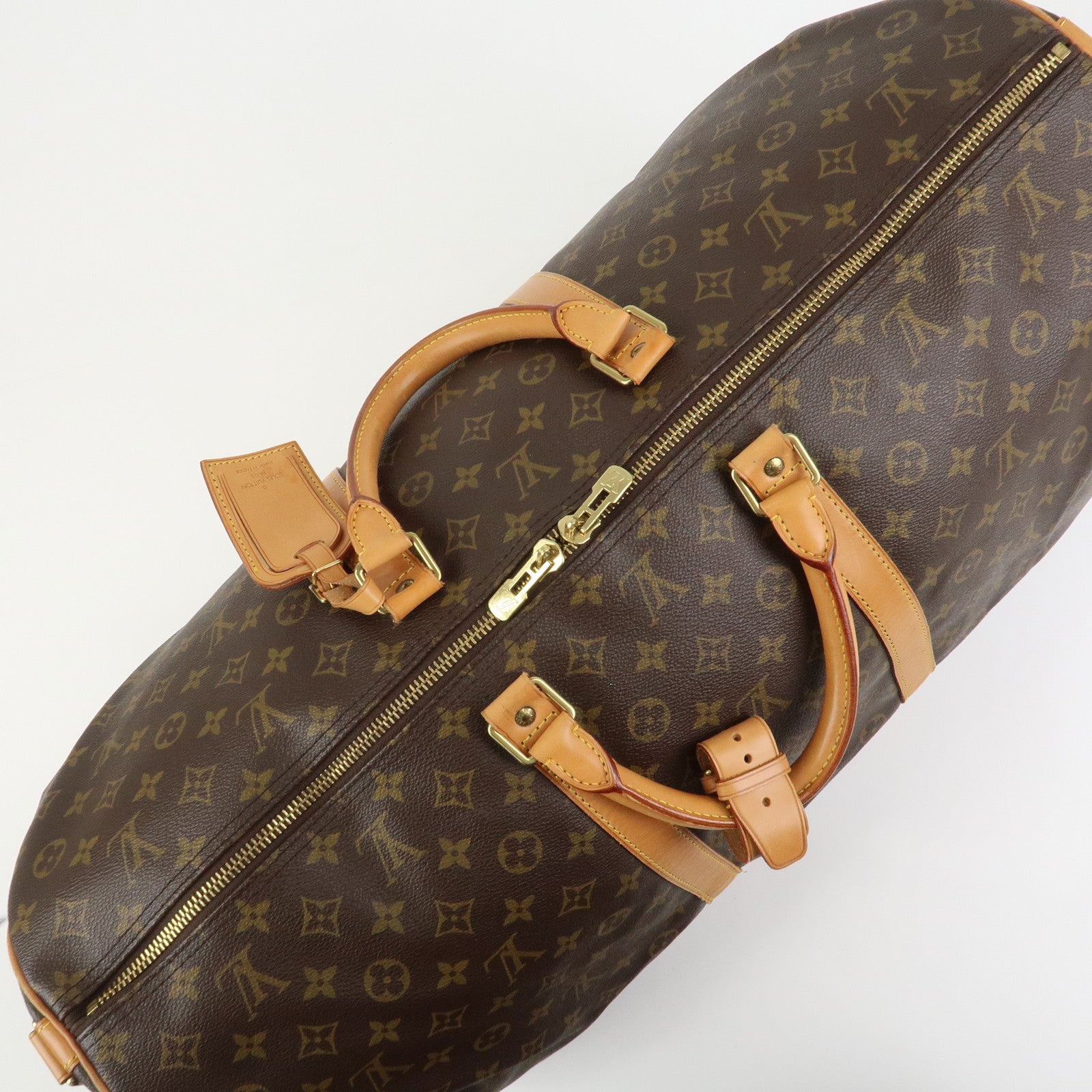 Louis Vuitton Monogram Keep All Bandouliere 60 Boston Bag M41412