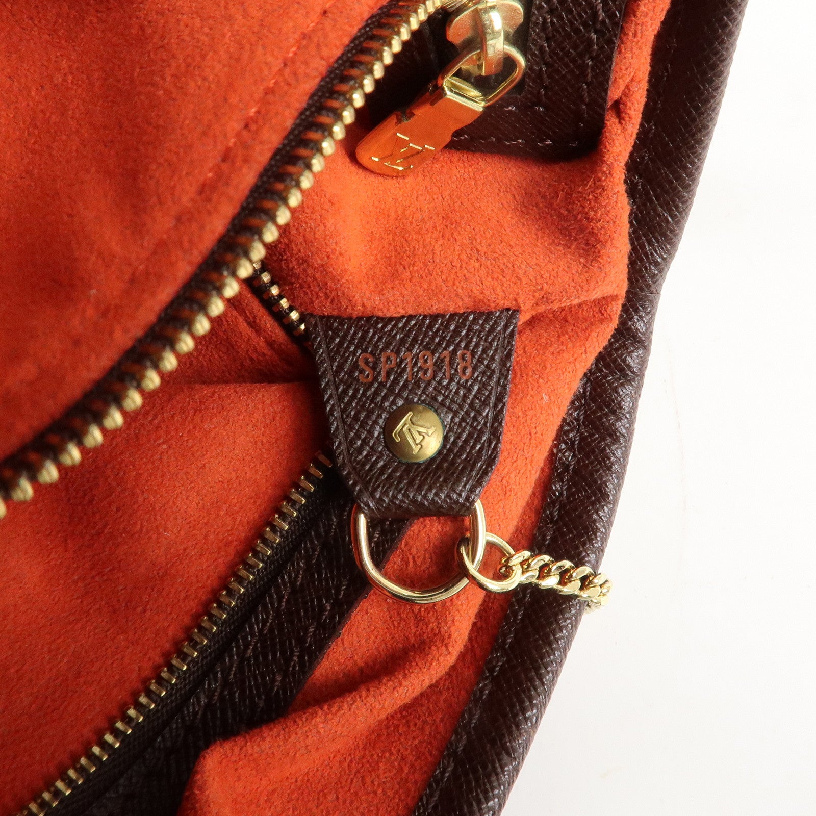 Louis Vuitton Damier Ebene Marais Tote Bag Hand Bag Brown N42240