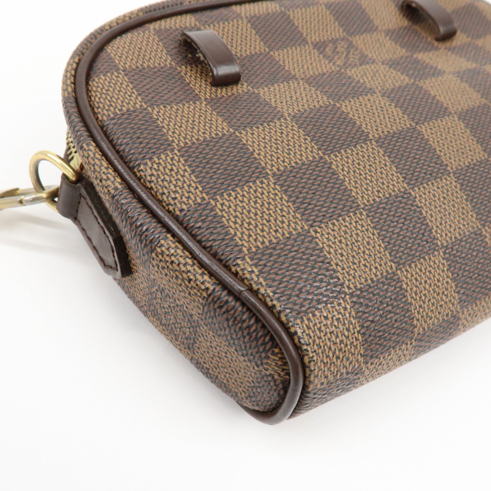 Louis Vuitton Damier Pochette Ipanema Shoulder Bag Ebene N51296
