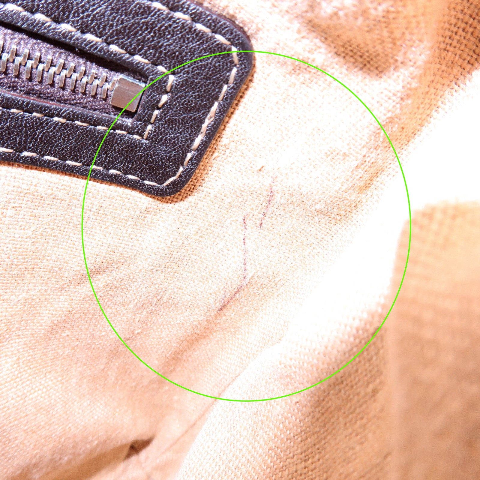 FENDI Selleria Leather Shoulder Bag Crossbody Bag Brown 8BT092