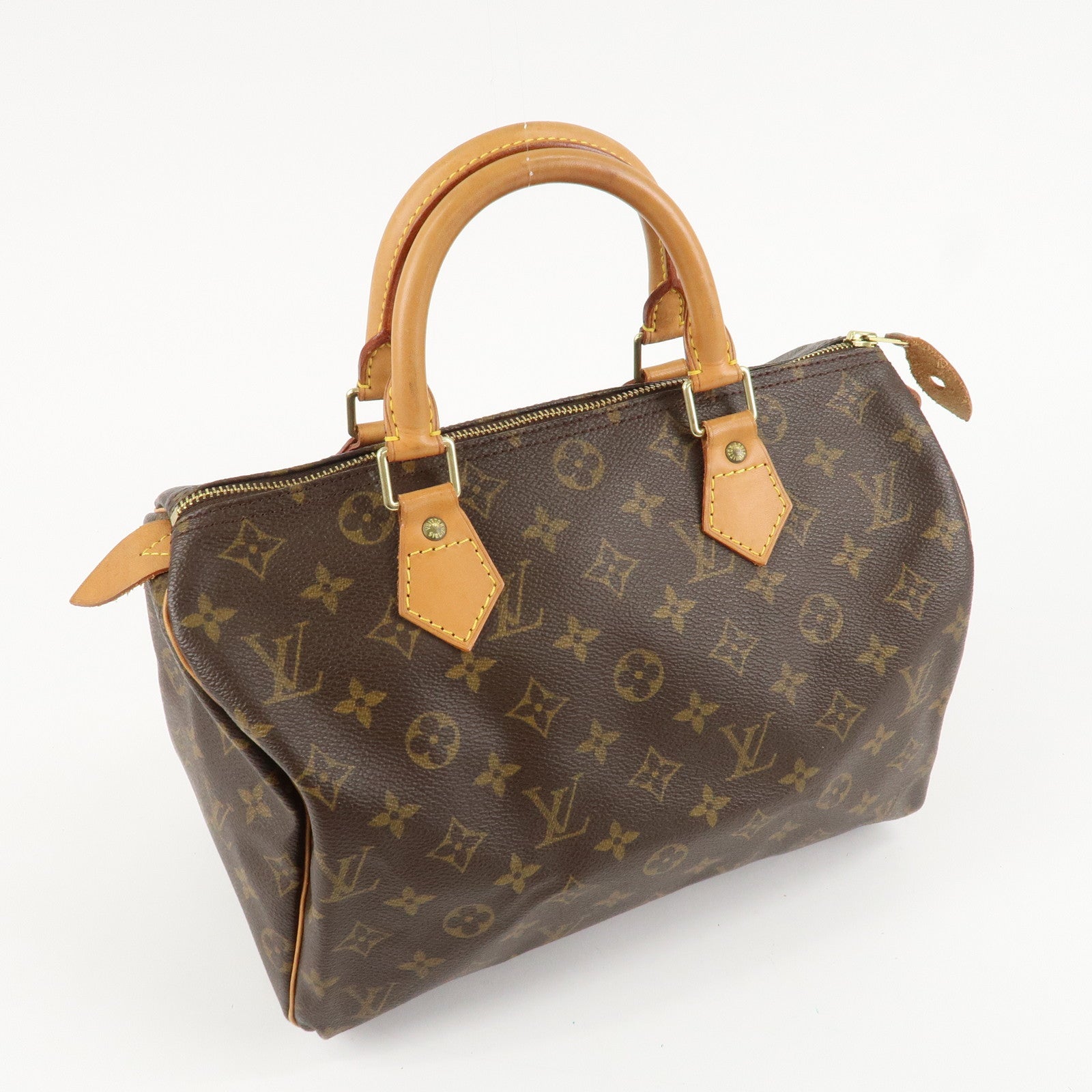 Louis Vuitton Monogram Speedy 30 Hand Bag Boston Bag M41108 Used