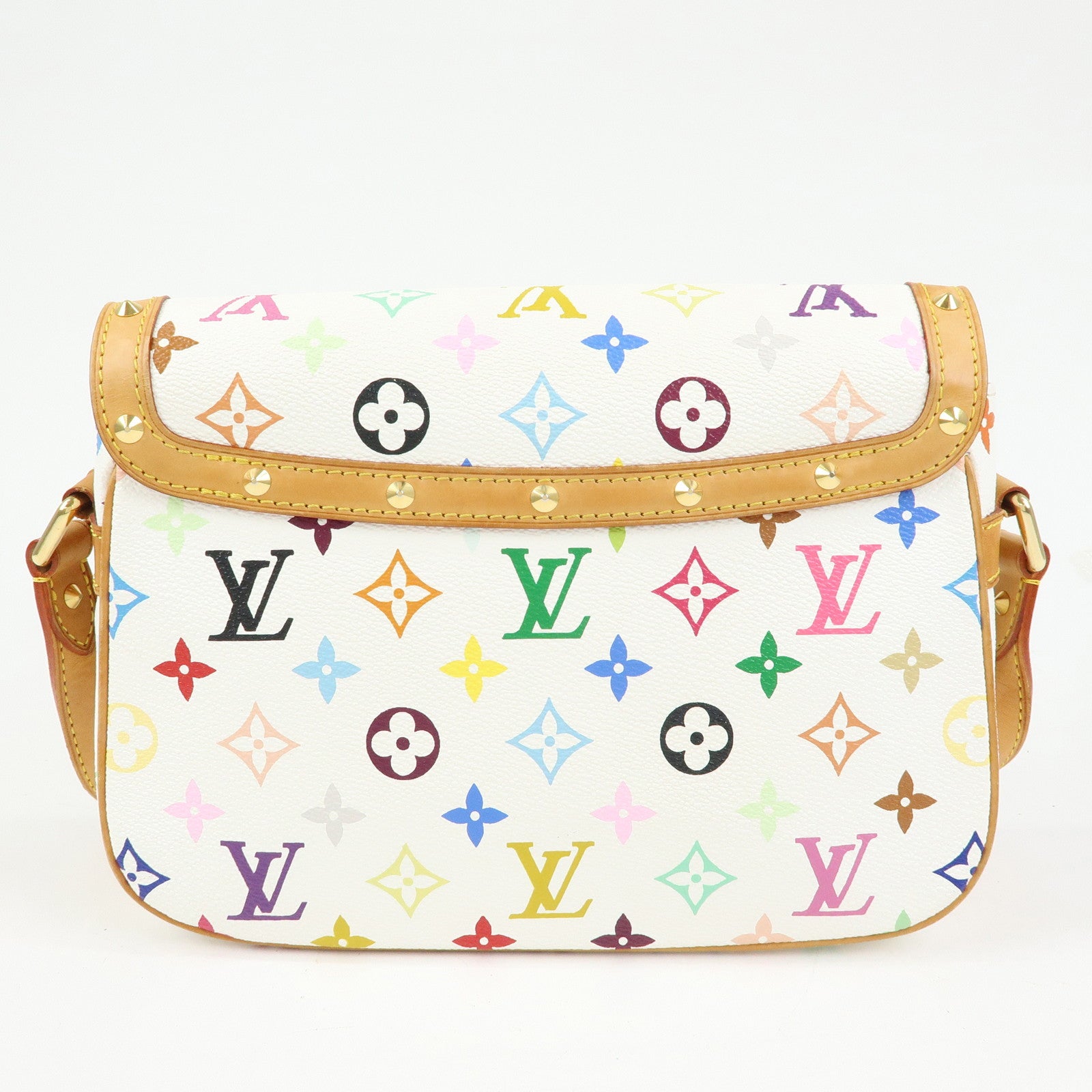 Louis Vuitton Monogram Multicolor Sologne Shoulder Bag Blanc M92661