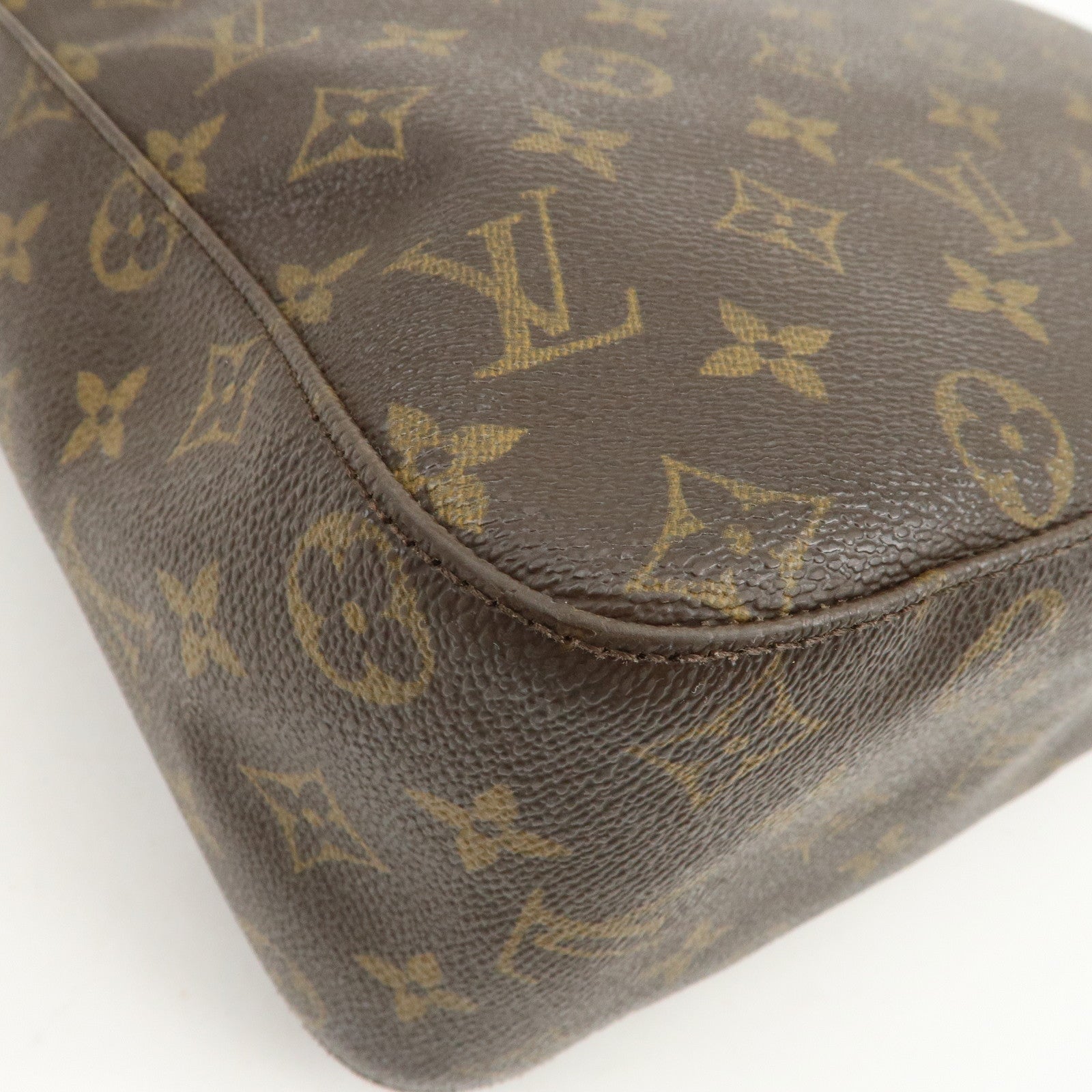 Louis Vuitton Monogram Looping GM Shoulder Bag Brown M51145