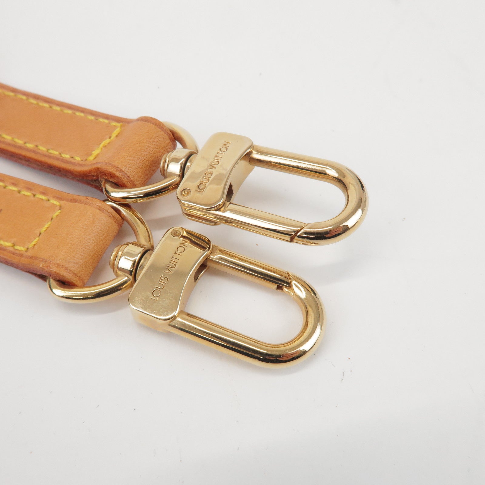 Louis Vuitton Nume Leather Shoulder Strap 100cm Beige J00142