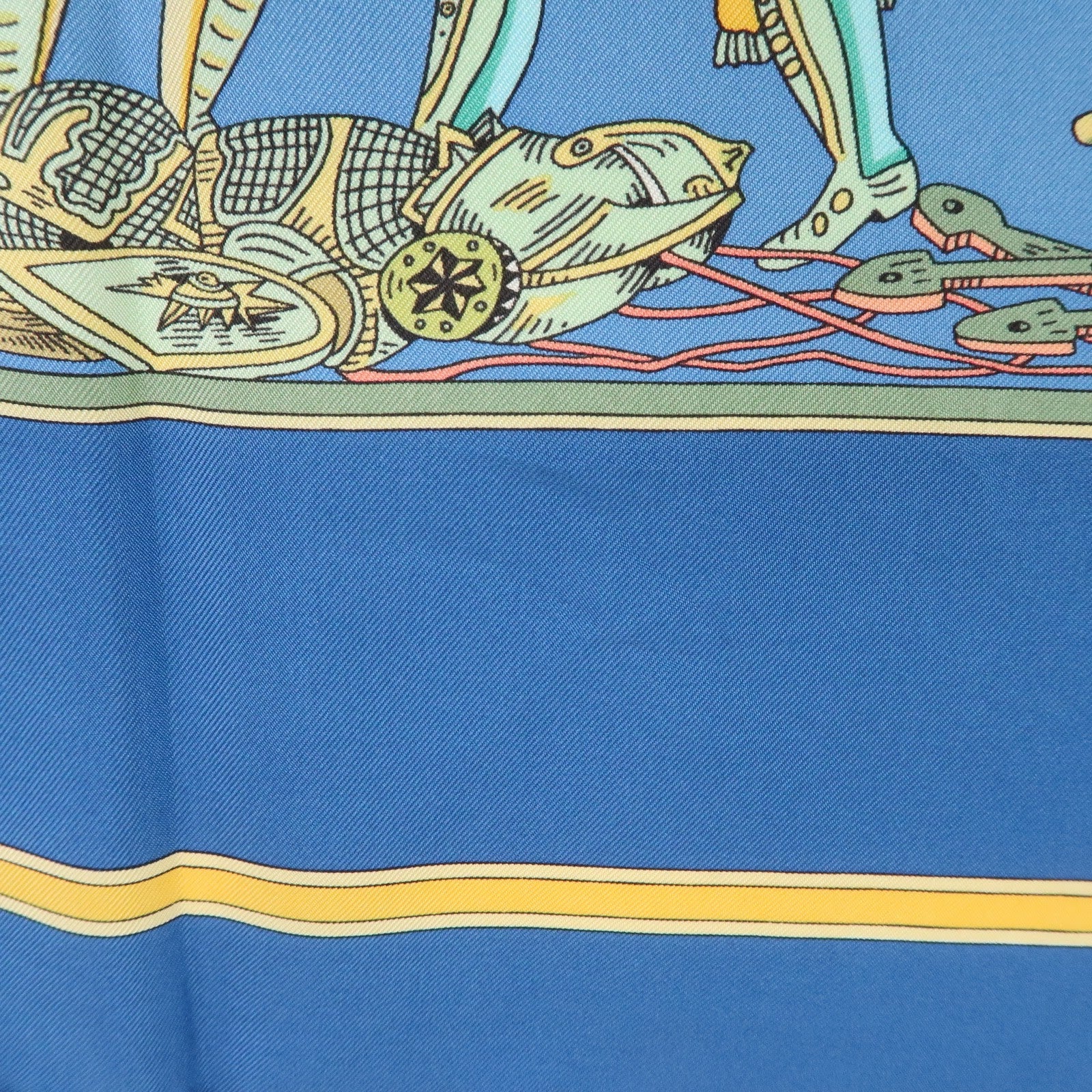 HERMES Carre 90 Silk 100% Scarf LE TEMPS des MARIONNETTES