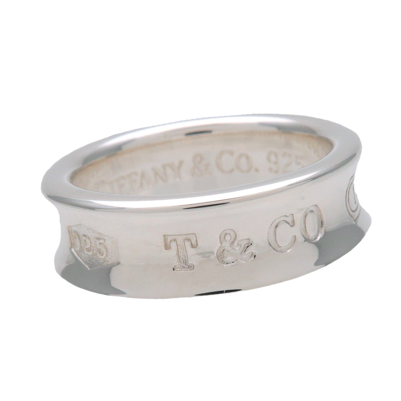 Tiffany & Co 1837 Narrow Ring SV925 Silver US7 EU54 HK15