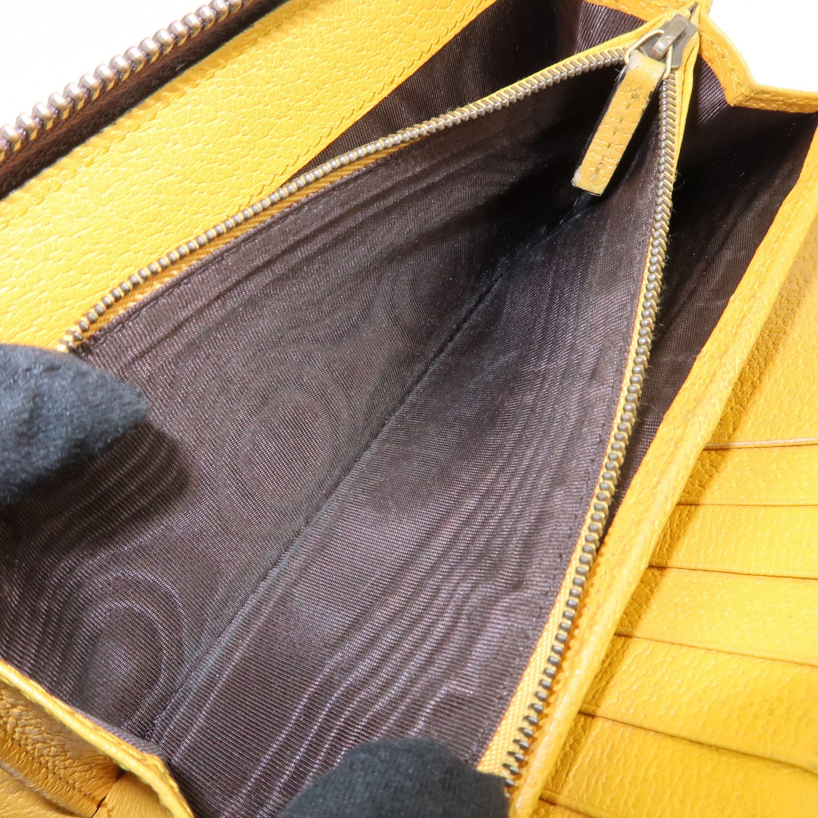 GUCCI Neo Vintage GG Supreme Round Zippy Long Wallet Beige 473953