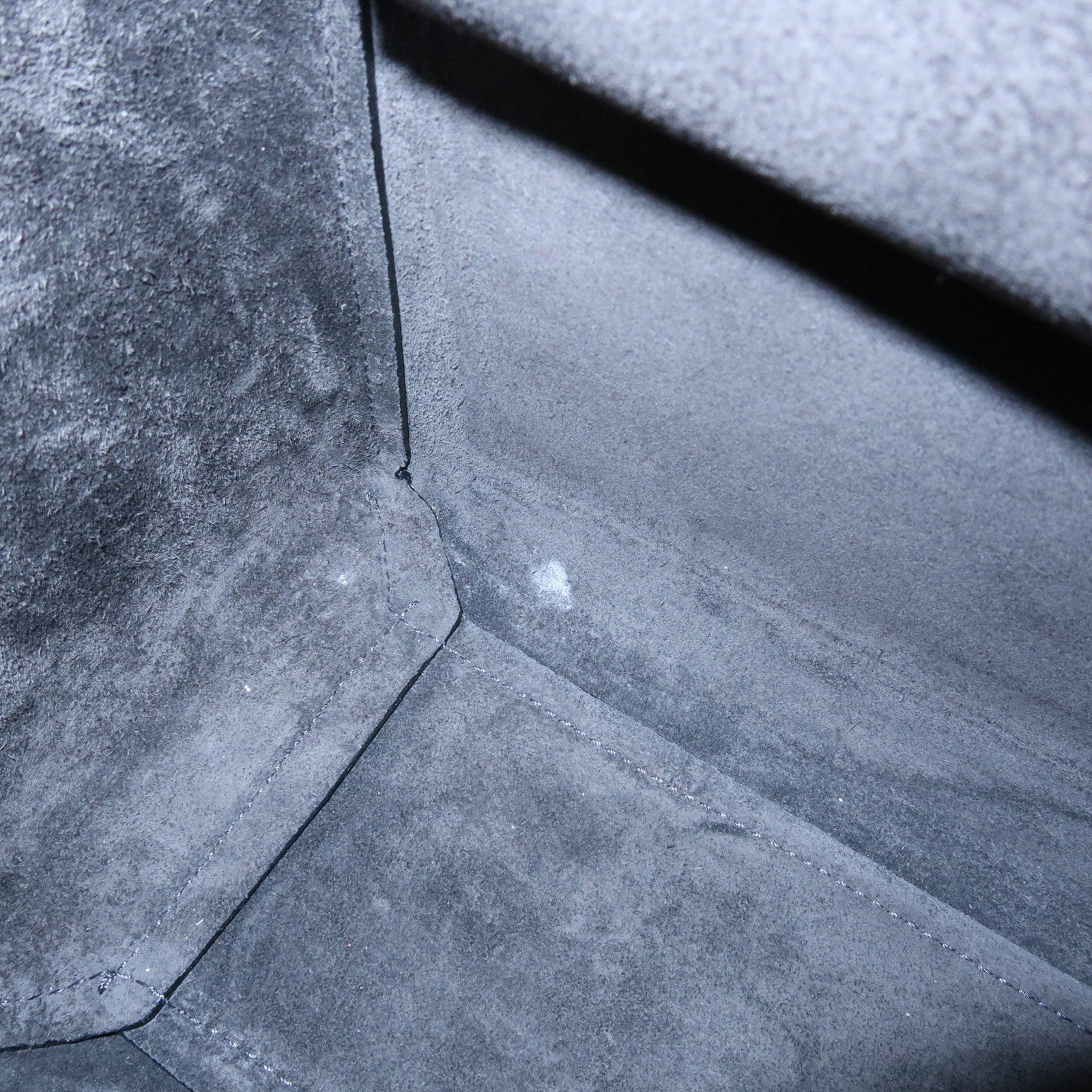 CELINE Micro Belt Bag Calf Leather 2WAY Bag Hand Bag Gray