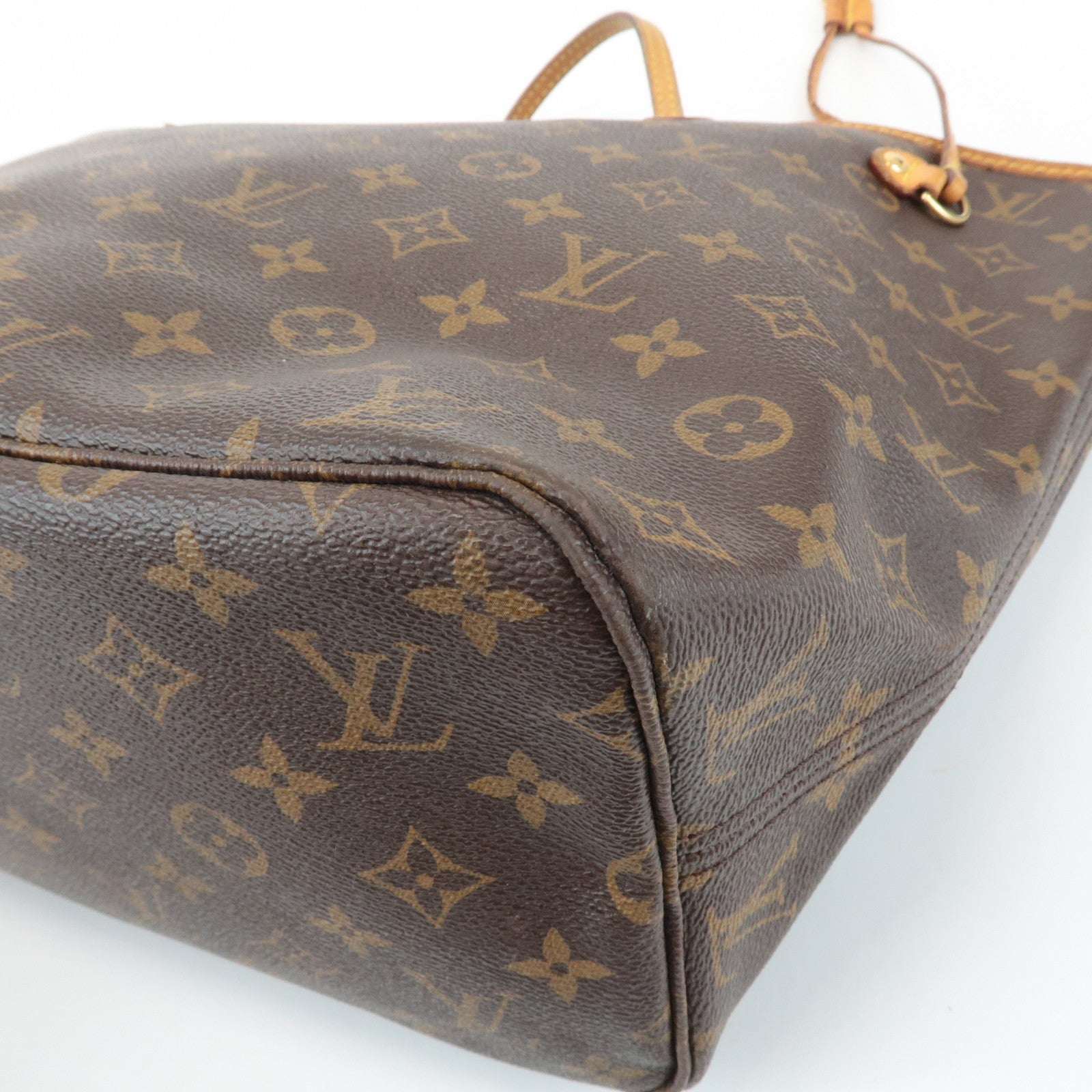 Louis Vuitton Monogram Neverfull MM Tote Bag Fuchisia M40996