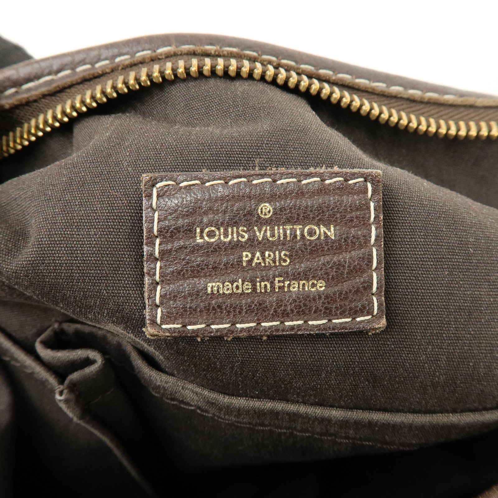 Louis Vuitton Monogram Mini Lin Manon MM Shoulder Bag Ebene M95619