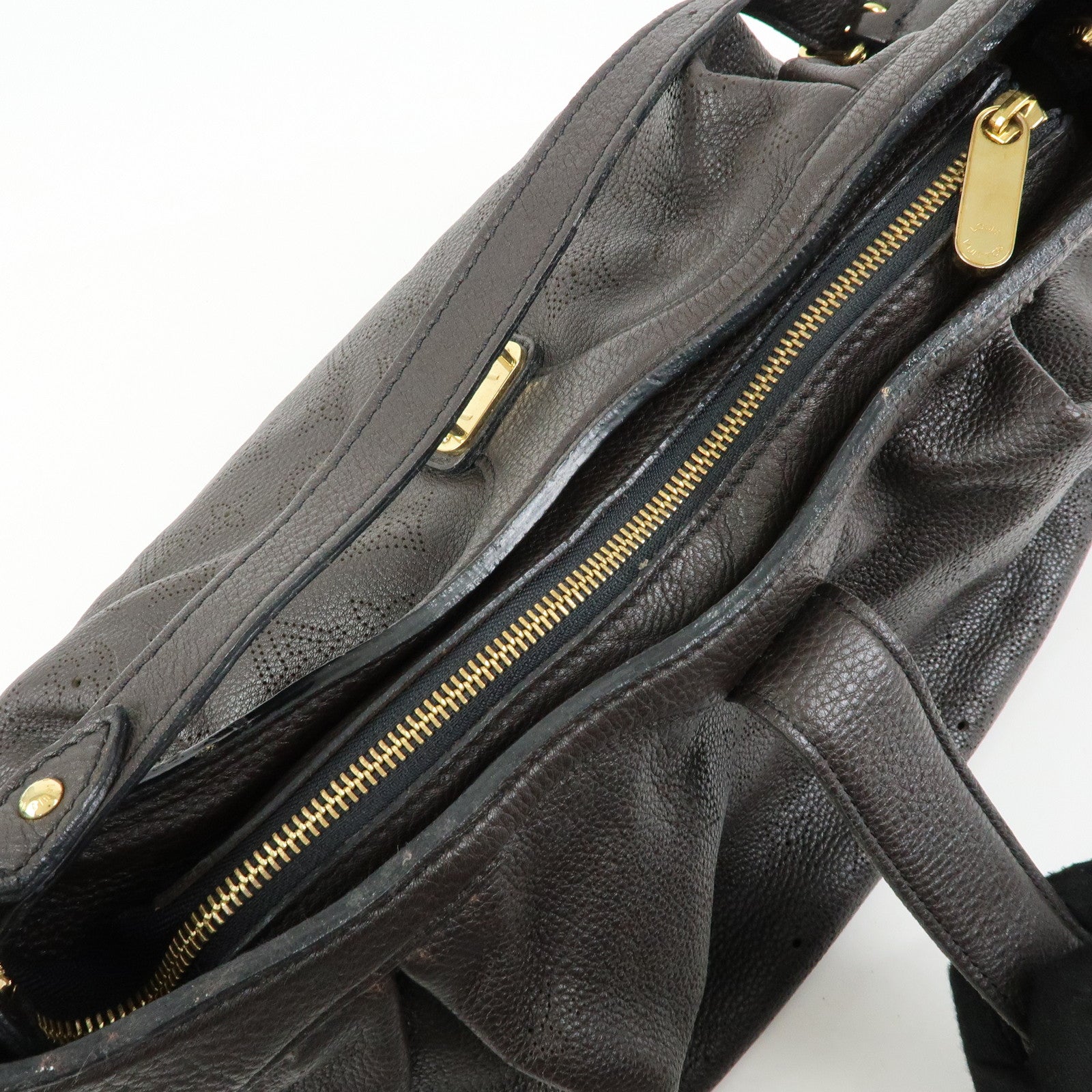 Louis Vuitton Monogram Mahina XS Leather 2Way Bag Chocolat M95972