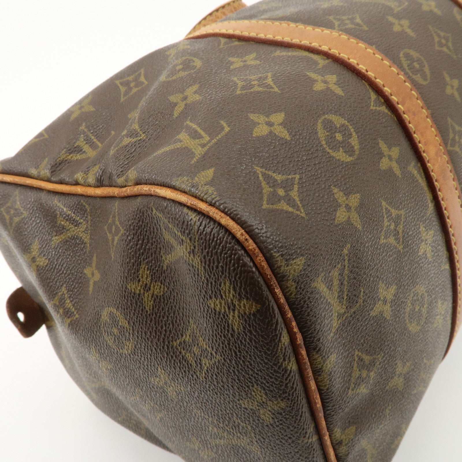Louis Vuitton Monogram Sac Souple 35 Boston Bag Brown M41626