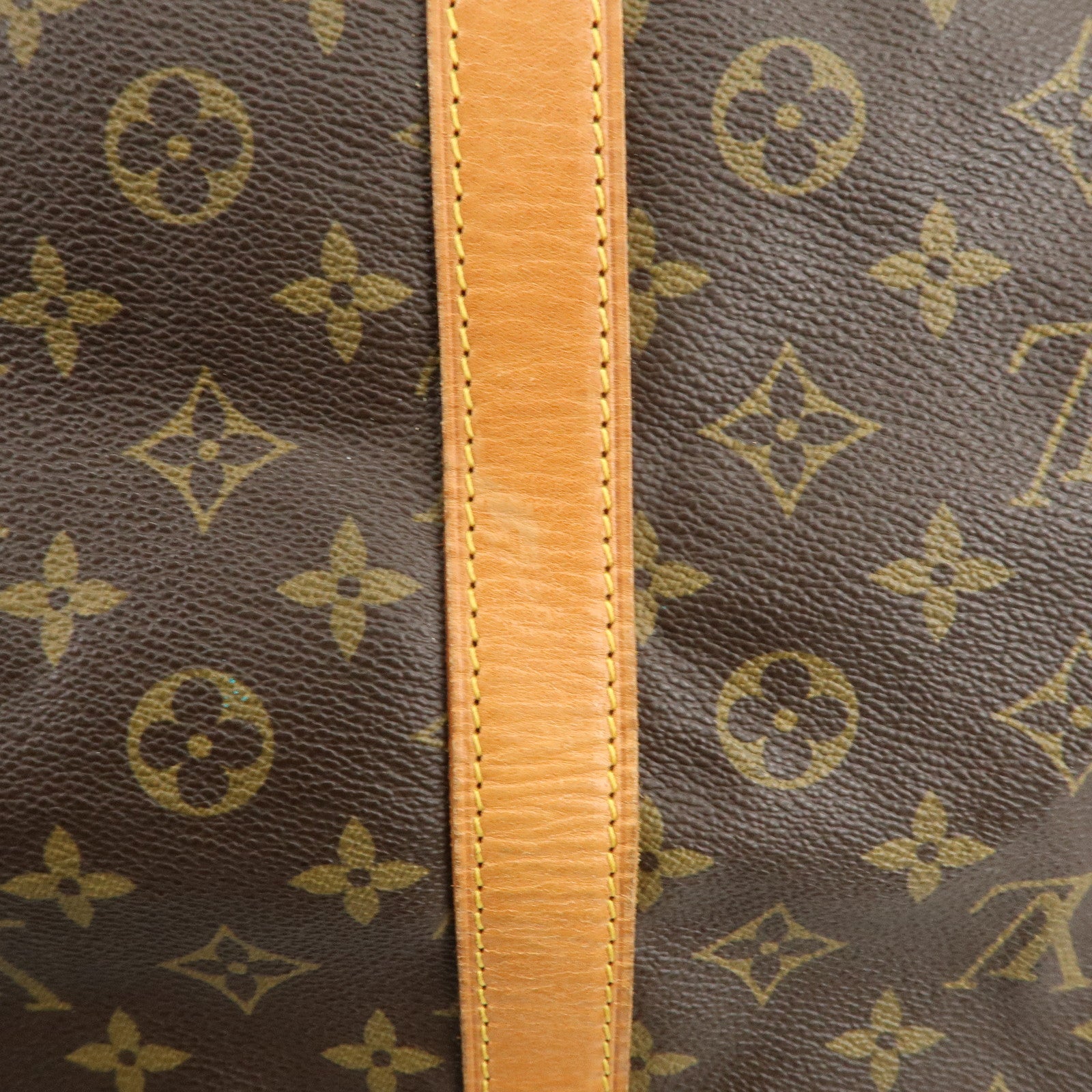 Louis Vuitton Monogram Sac Souple 55 Boston Bag Brown M41622