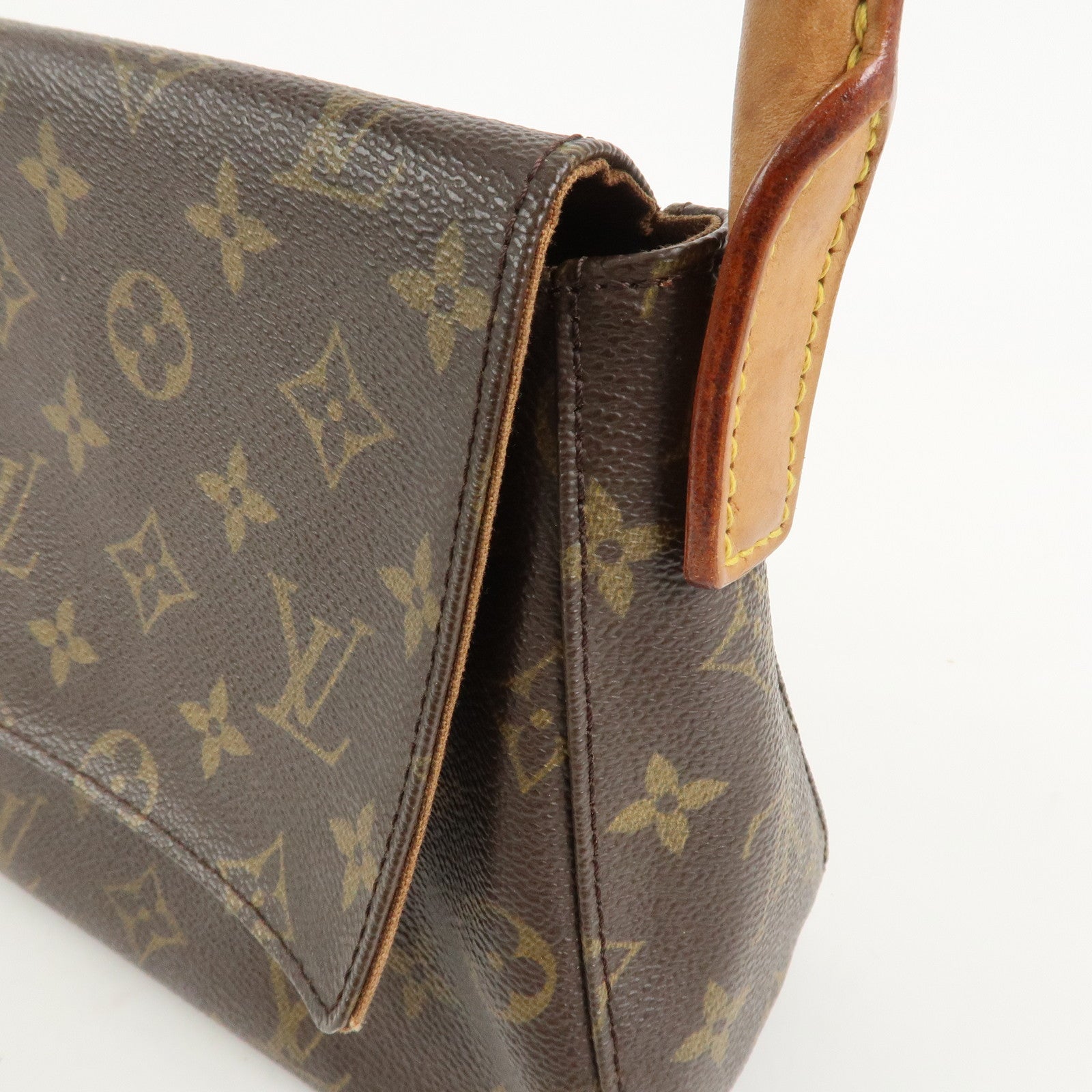 Louis Vuitton Monogram Mini Looping Shoulder Bag Brown M51147