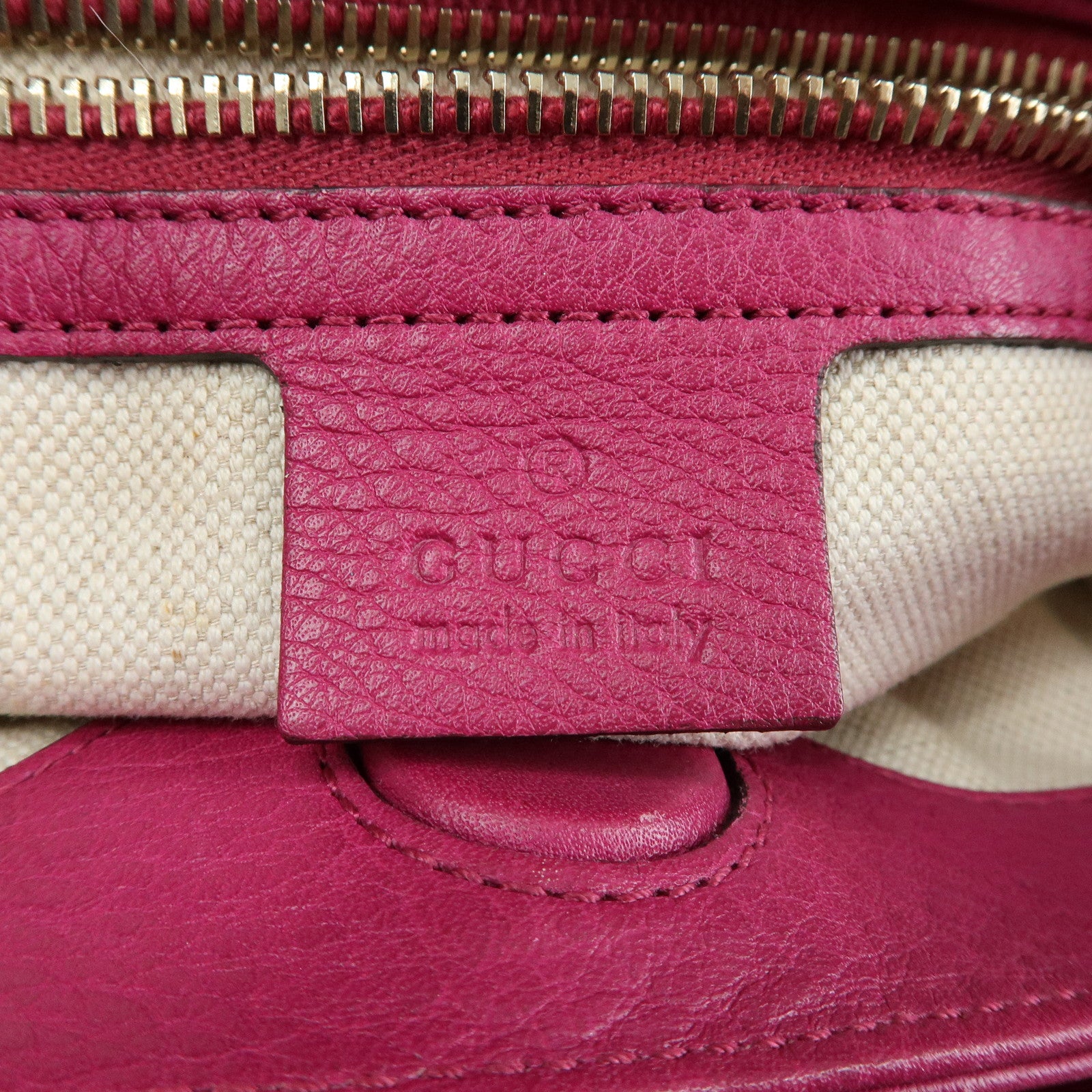 GUCCI Bamboo Leather 2Way Bag Tote Bag Shoulder Bag Pink 336032