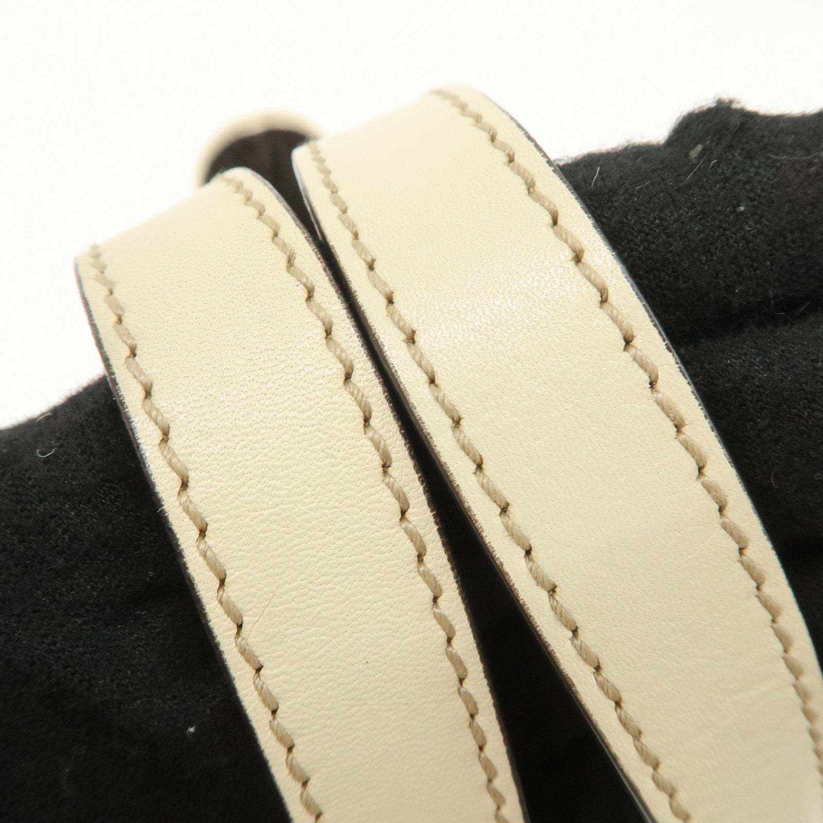 GUCCI Interlocking G Denim Leather Tote Bag Shoulder Bag Blue 257245 Used