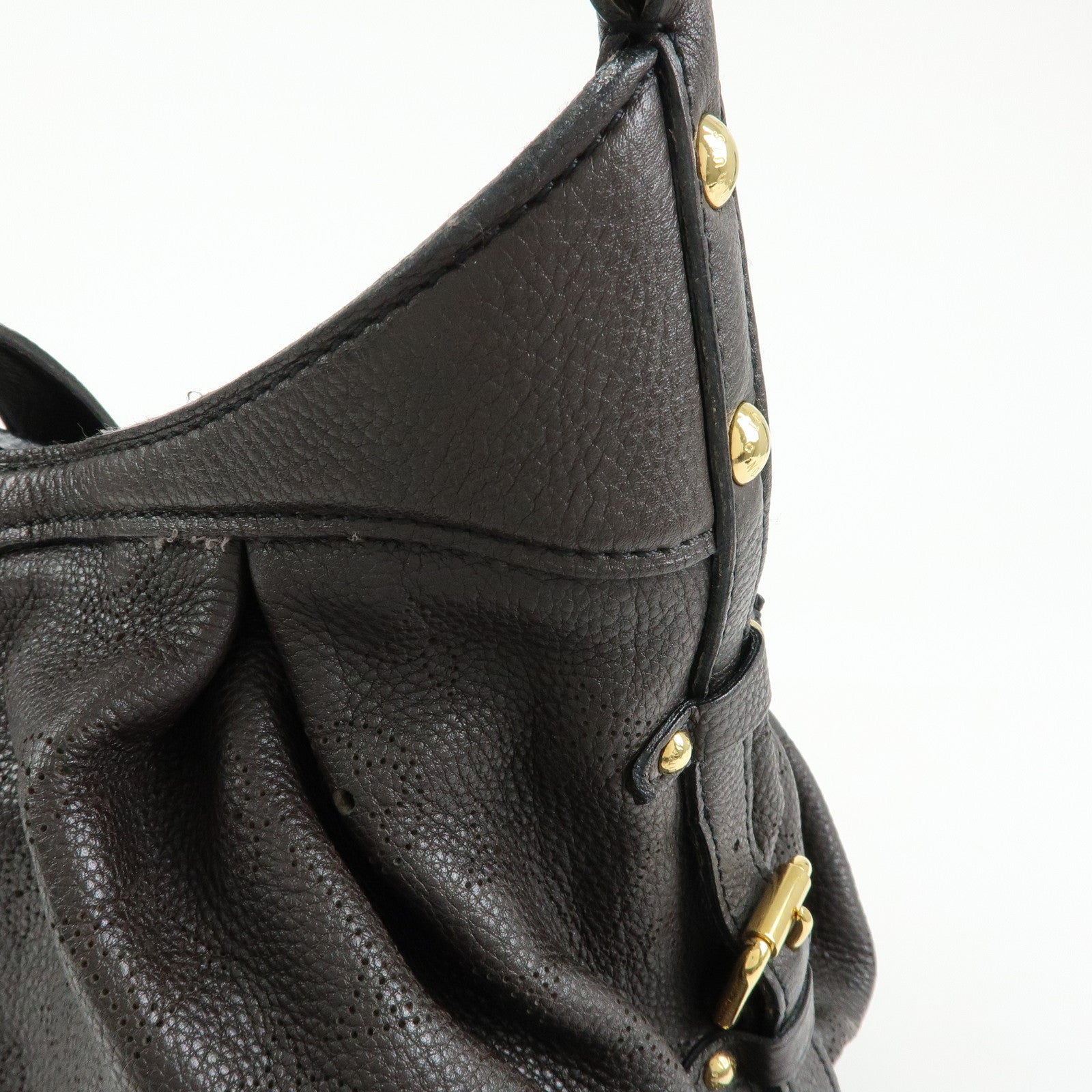 Louis Vuitton Monogram Mahina XS Leather 2Way Bag Chocolat M95972
