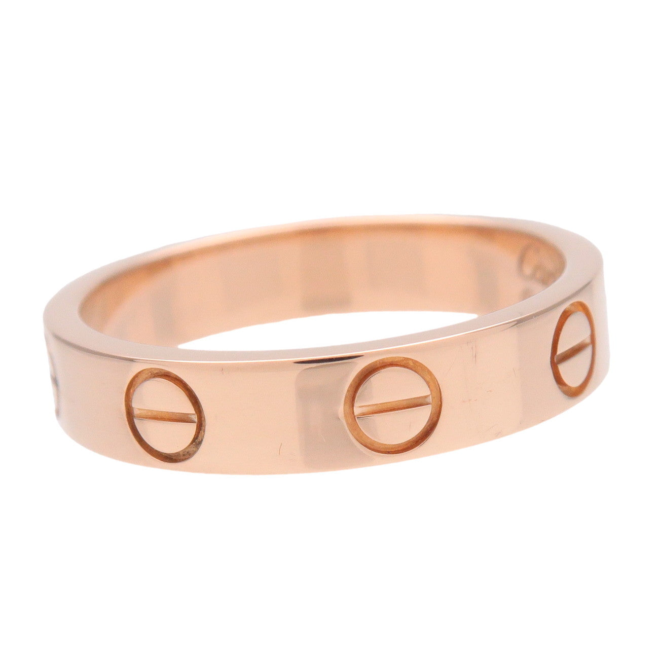Cartier Mini Love Ring K18 750PG Rose Gold #48 US4.5 EU48 HK9.5