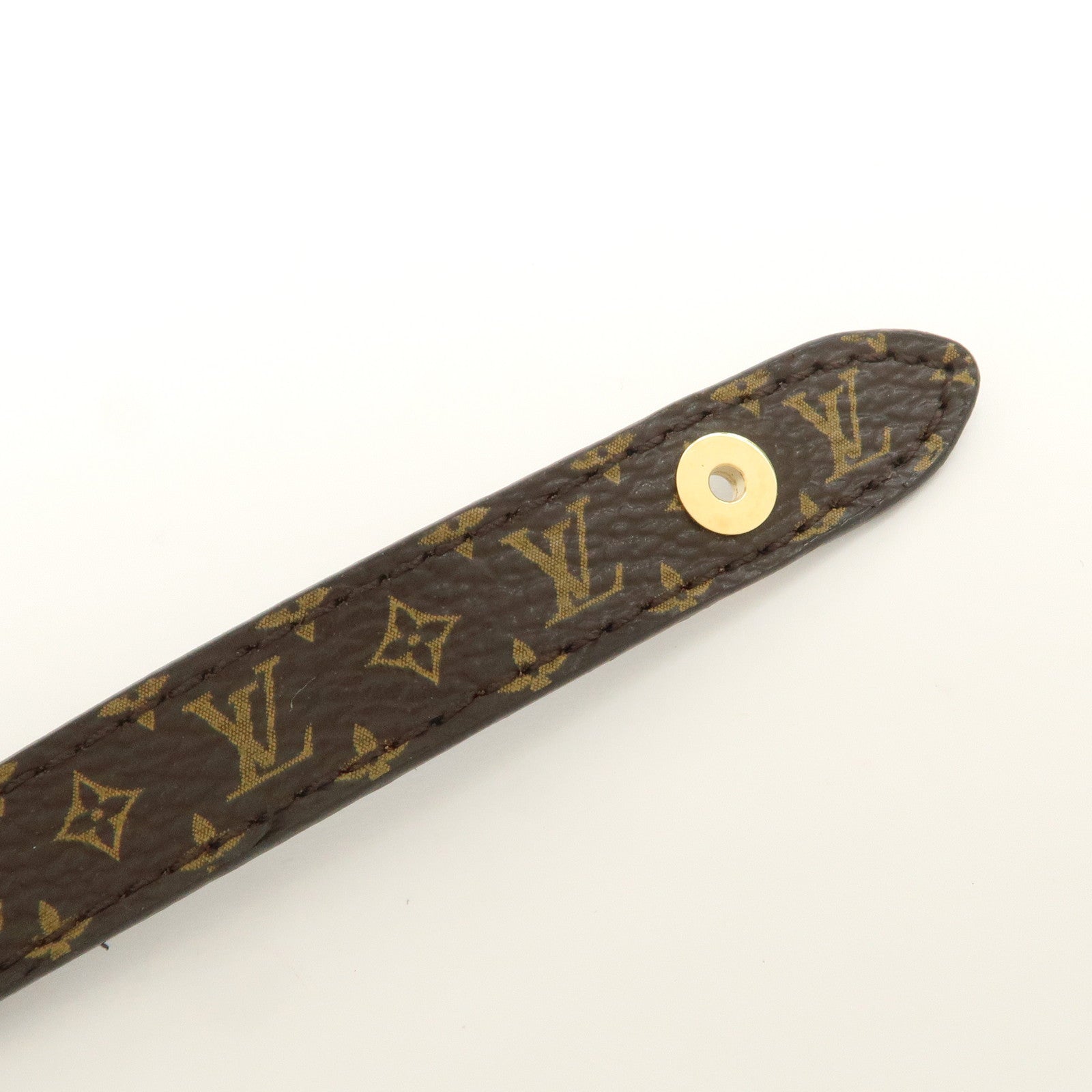 Louis Vuitton Monogram Canvas Box It Bracelet Brown M6740